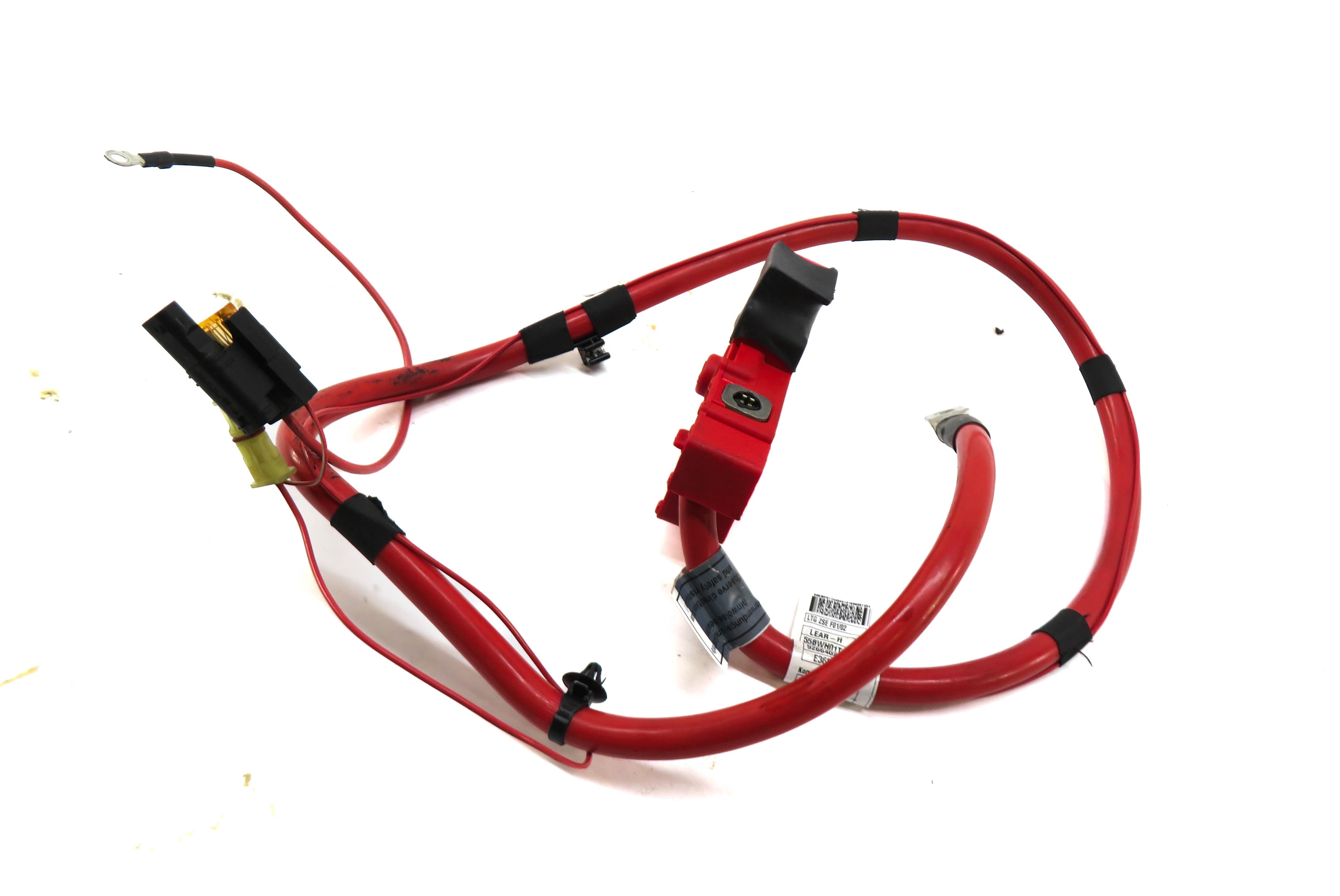 2013 BMW ACTIVE HYBRID 7 (F04) POSITIVE BATTERY CABLE w/ TERMINAL (RED) 9266402 — exact item pictured