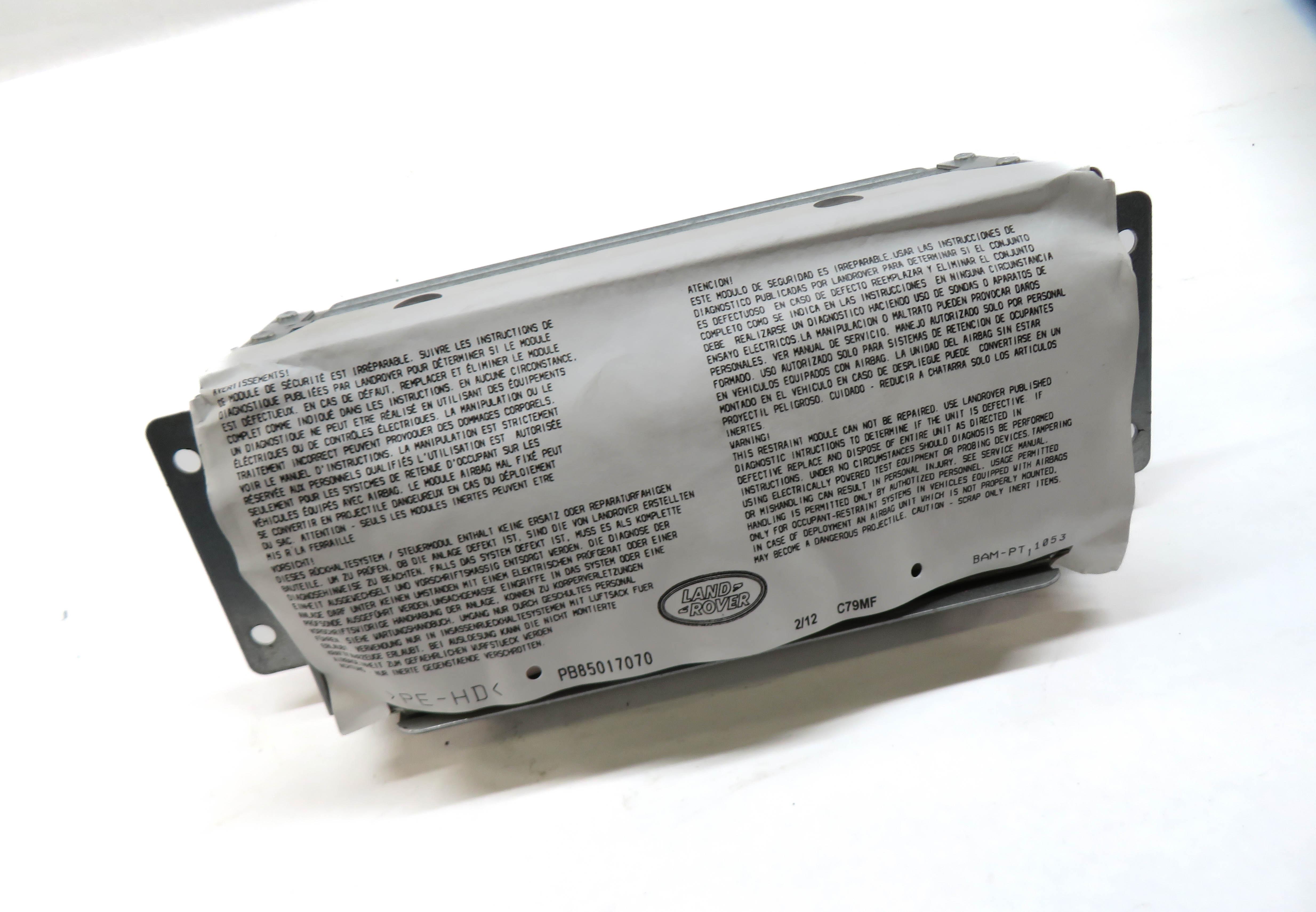 2010-2016 LAND ROVER LR4 - RANGE ROVER SPORT (L320) RIGHT PASSENGER DASH AIRBAG — exact item pictured
