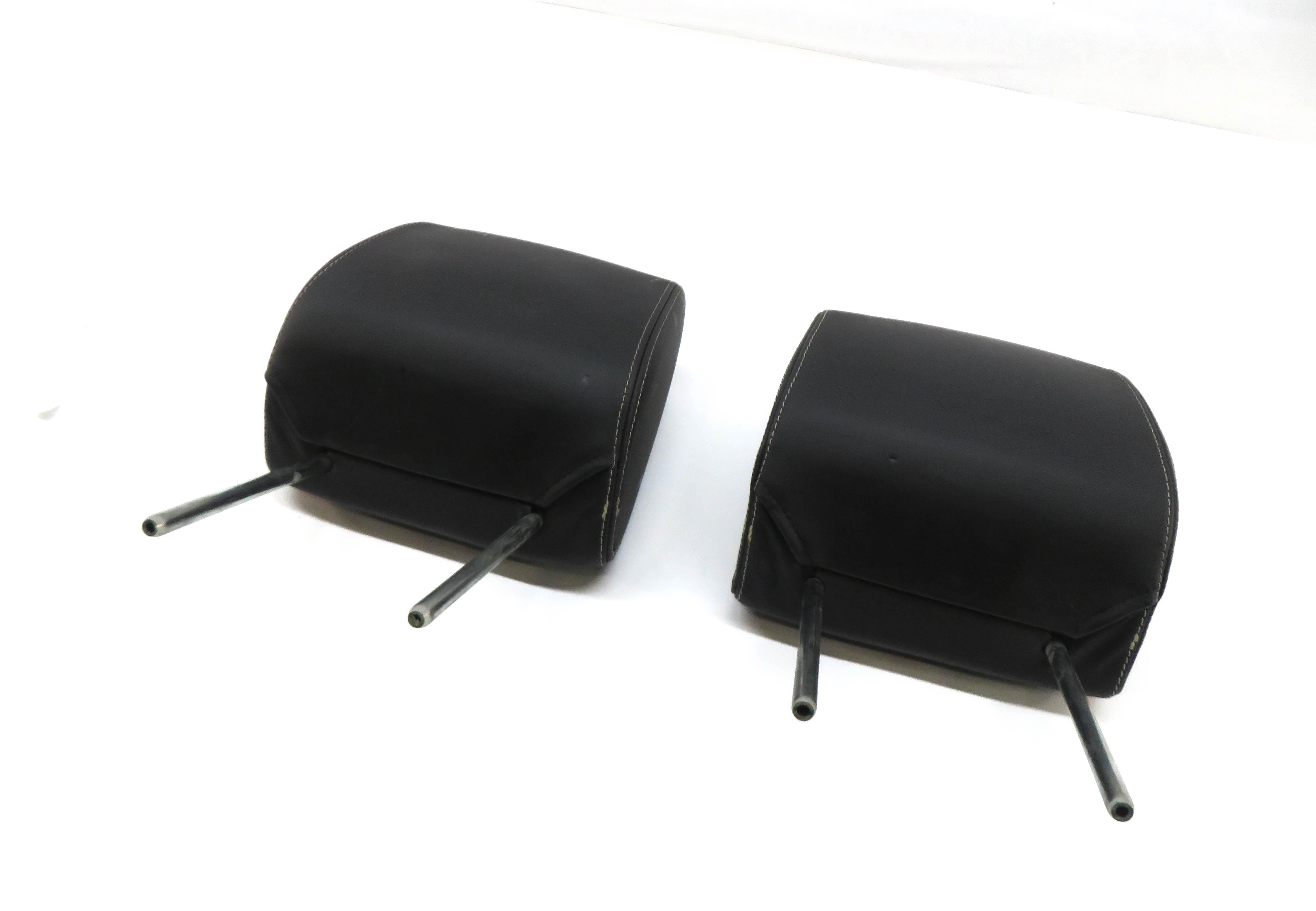 2012 RANGE ROVER SPORT (L320) FRONT LEFT & RIGHT SEAT HEADREST SET/2 (BLACK) — exact item pictured