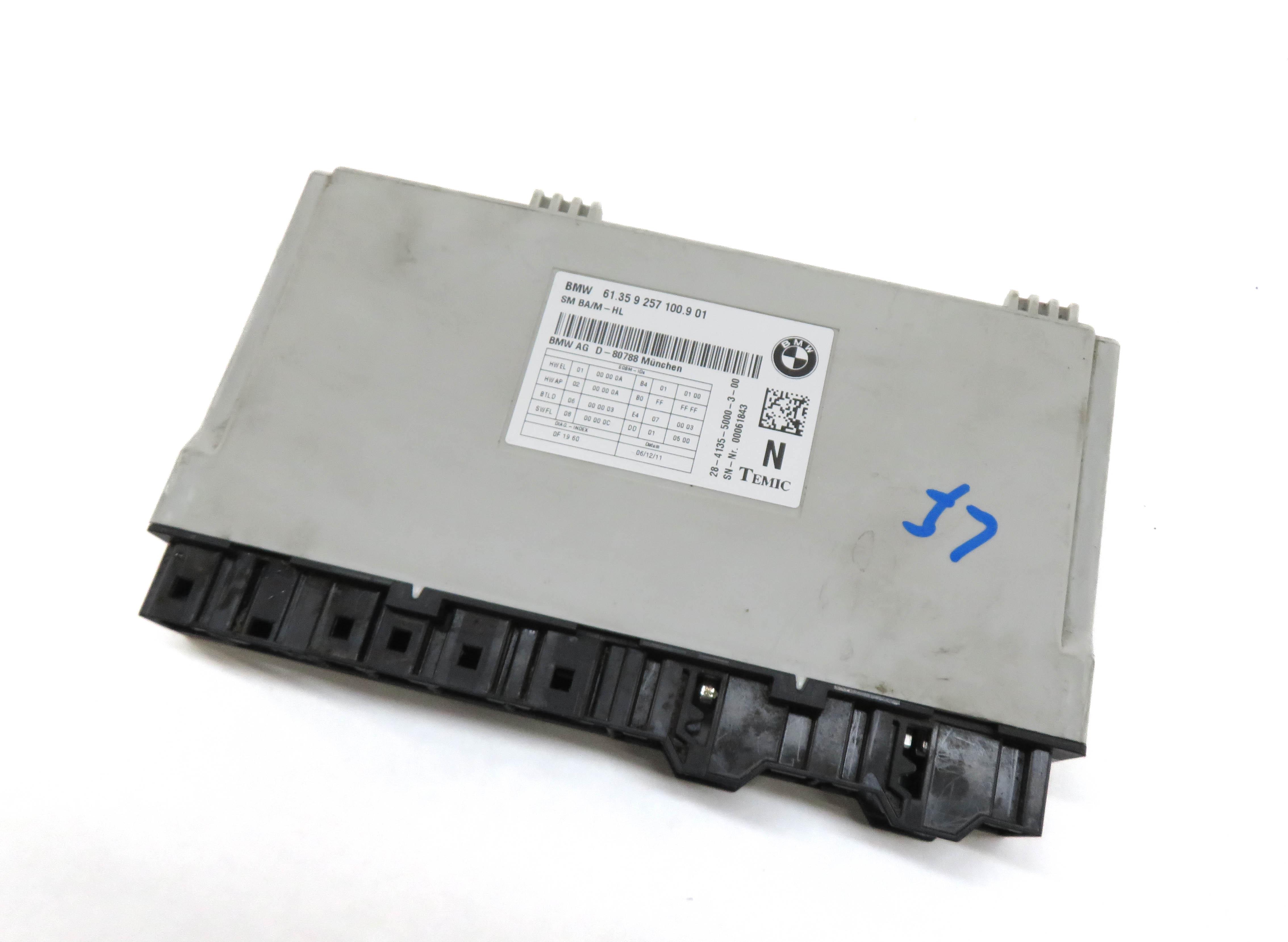 2010-2017 BMW 528i 535i 550i 650i 740i 750i (F01 F10) COMFORT MEMORY SEAT MODULE — exact item pictured