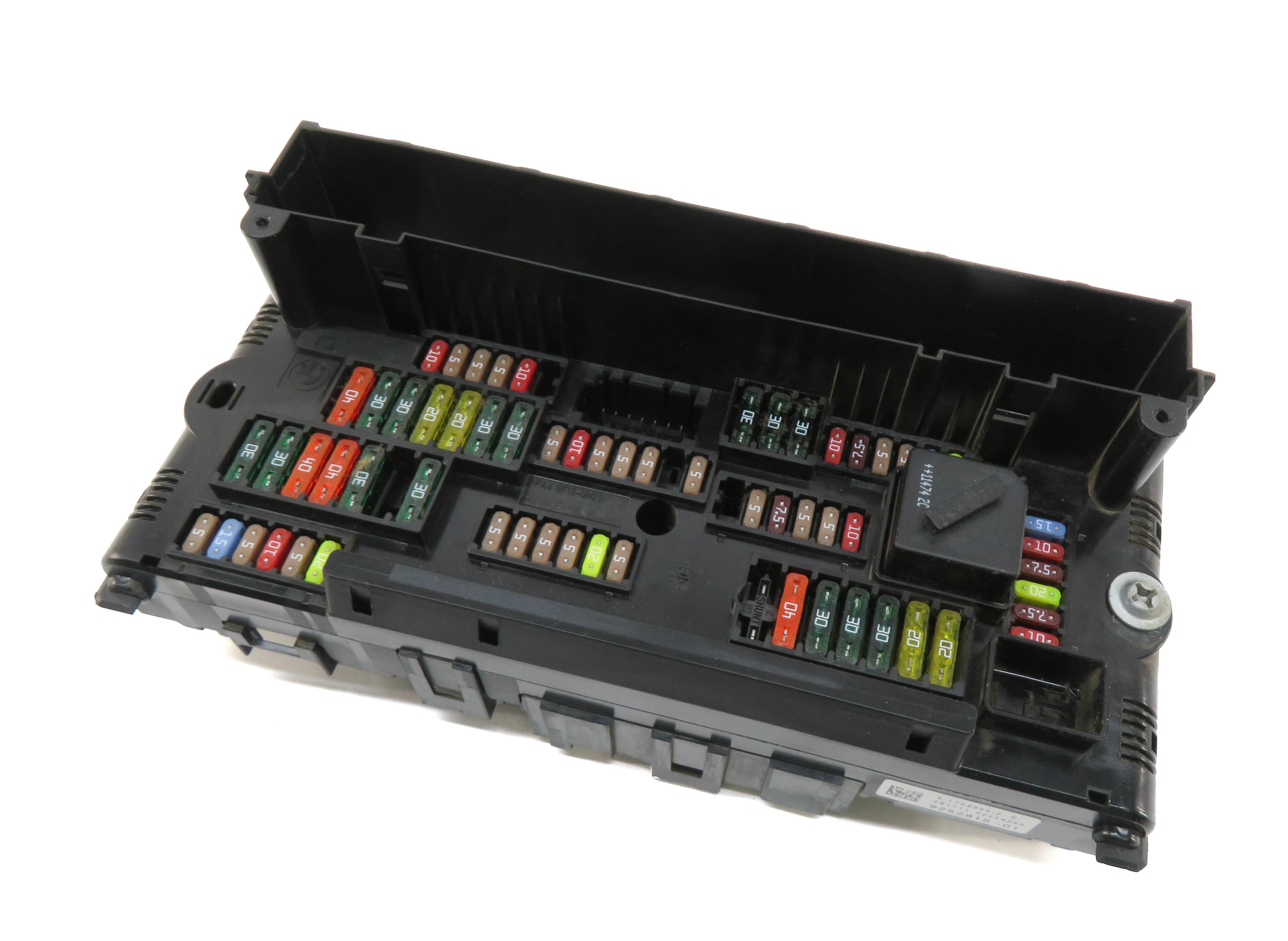 2012 BMW 740Li (F01) FRONT POWER DISTRIBUTION FUSE & RELAY BOX 61149252815 — exact item pictured