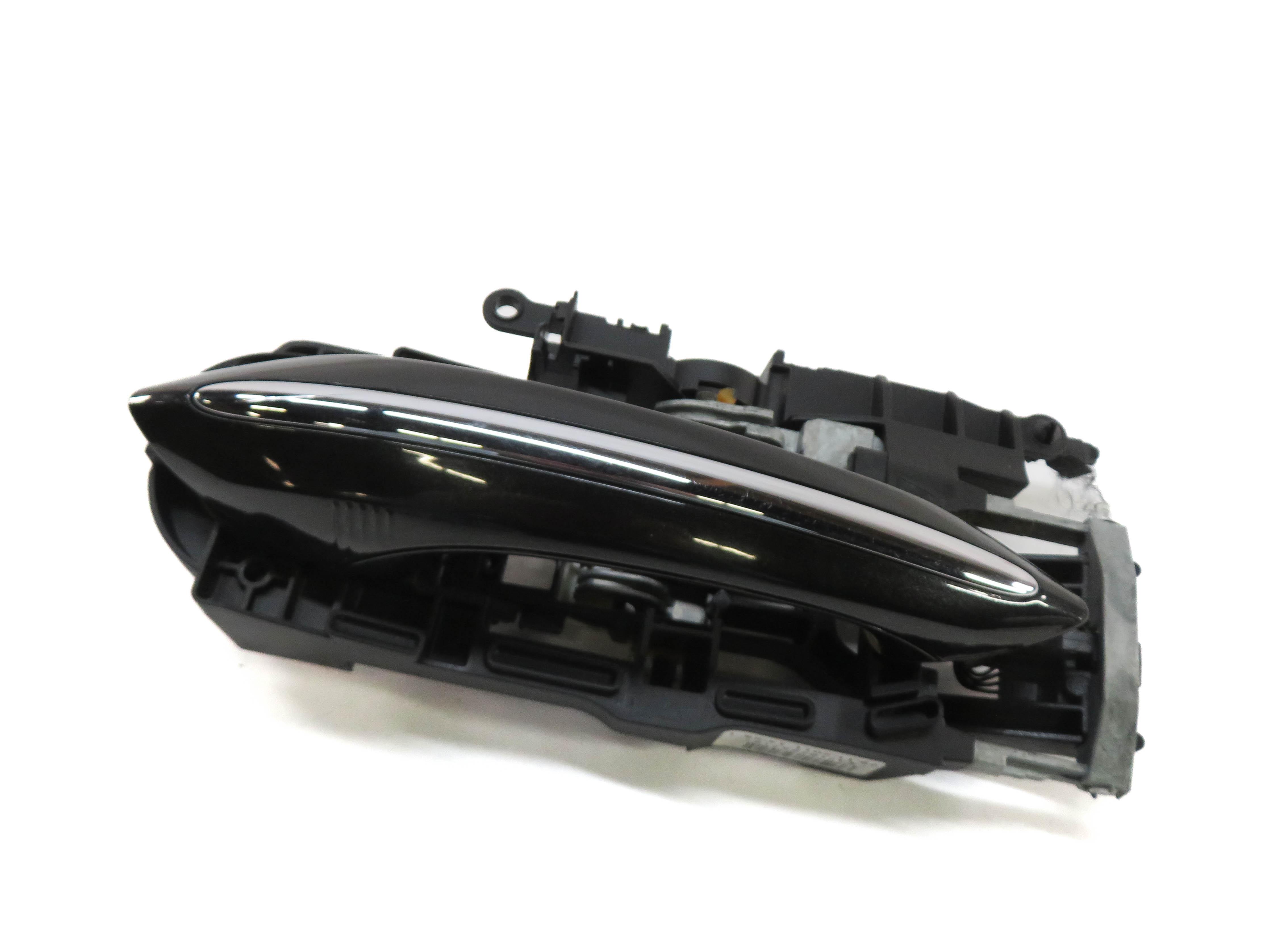 09-18 BMW 528i 535i 550i 740i 750i 760i LEFT REAR COMFORT DOOR HANDLE (GREY) — exact item pictured
