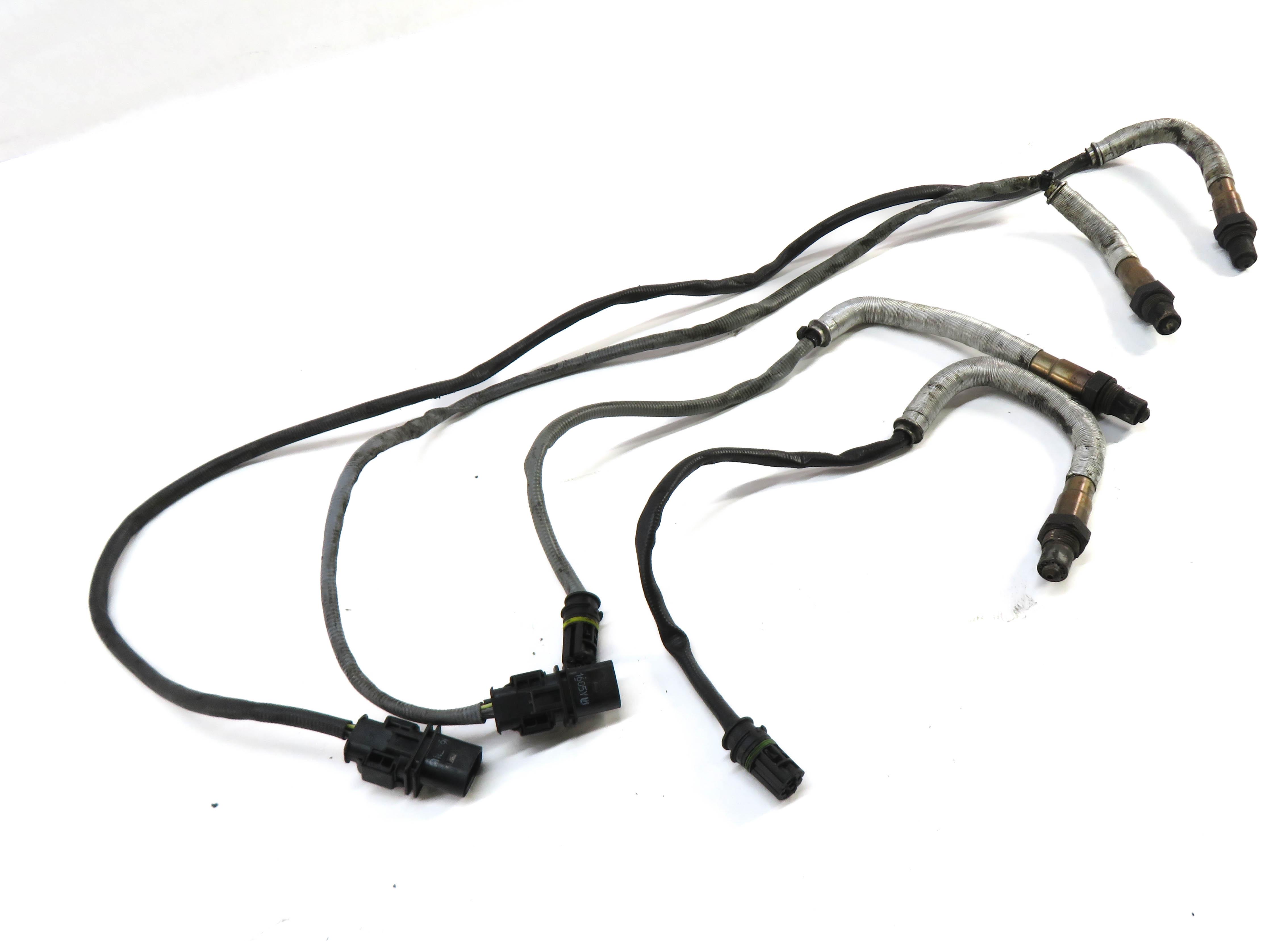 2012 BMW 740Li (F01) 3.0L N54 TURBO ENGINE PRE POST CAT O2 OXYGEN SENSOR SET/4 — exact item pictured