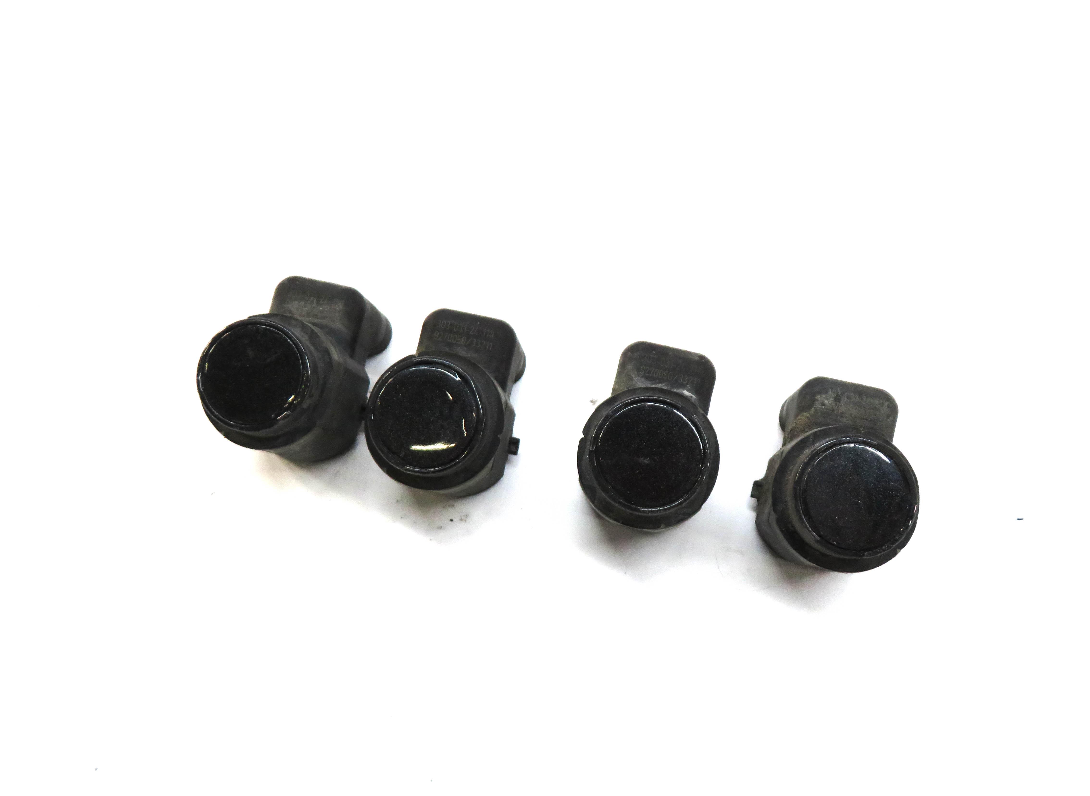 2012 BMW 740Li (F01) REAR BUMPER PARK DISTANCE ASSIST PDC SENSOR SET/4 (GREY) — exact item pictured