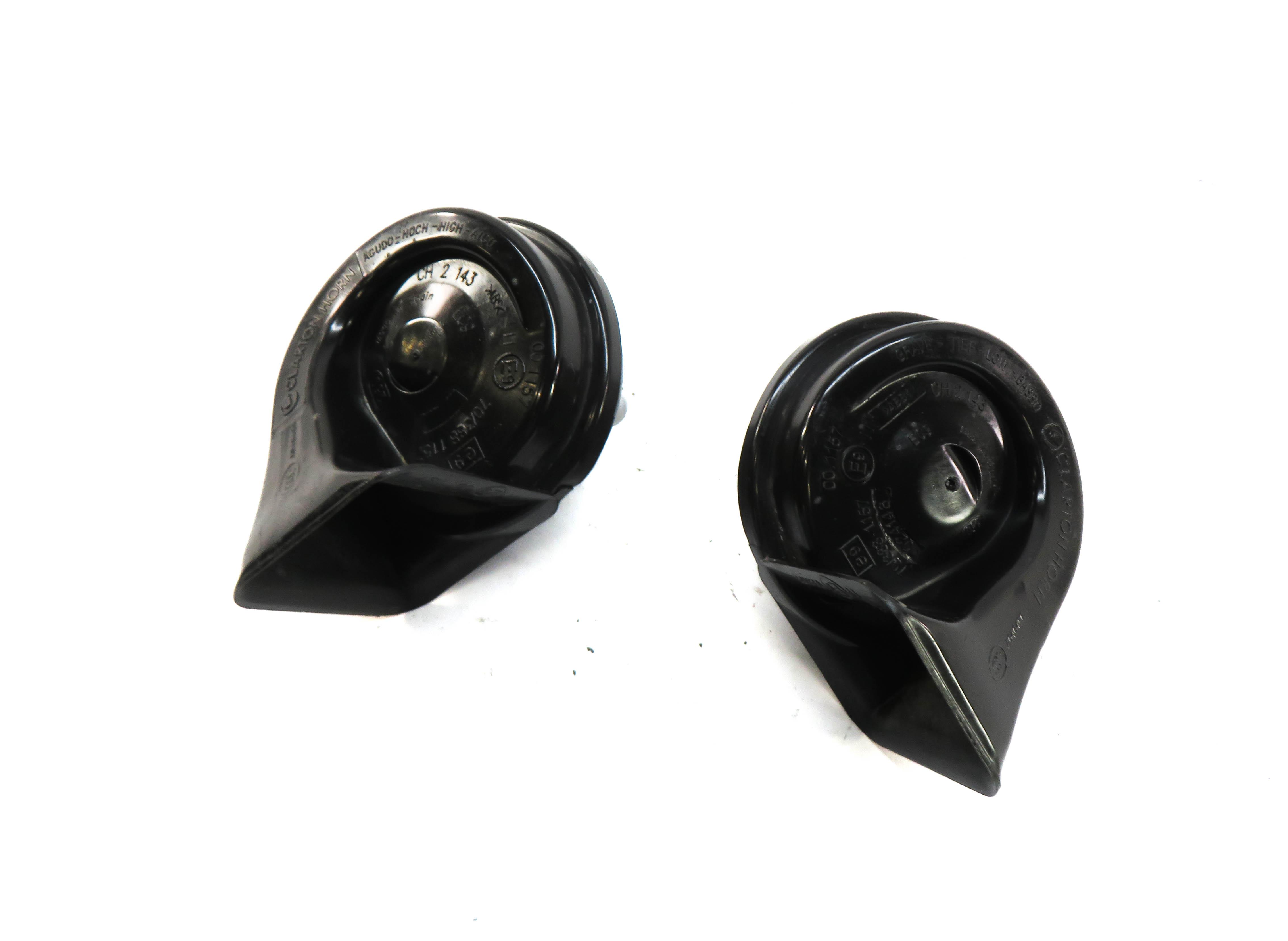 2011-2012 BMW 740i 750i 760i (F01 F02) HIGH & LOW TONE HORN SET-2 — exact item pictured