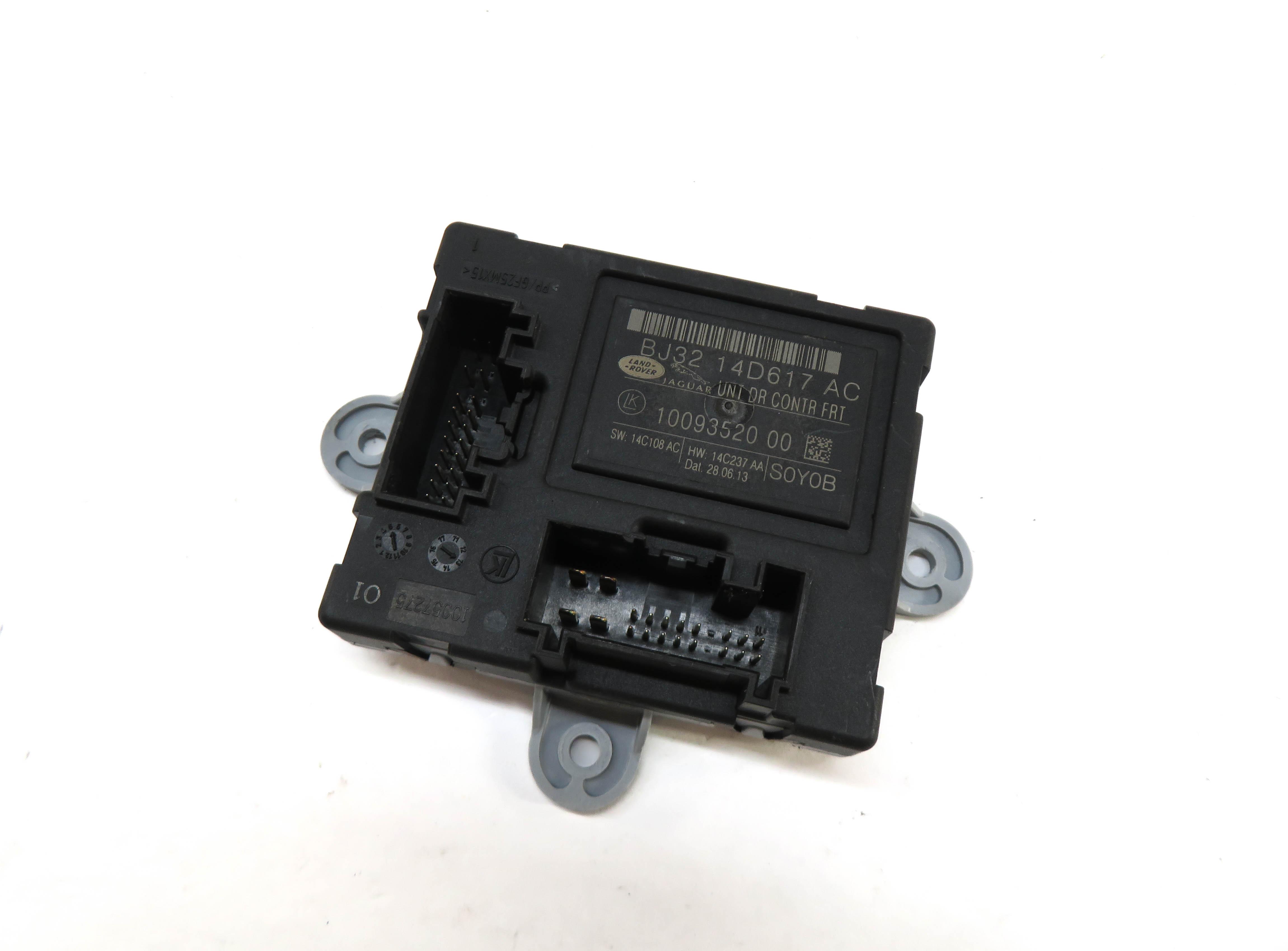 2013 RANGE ROVER EVOQUE (L538) RIGHT FRONT PASSENGER DOOR CONTROL MODULE — exact item pictured