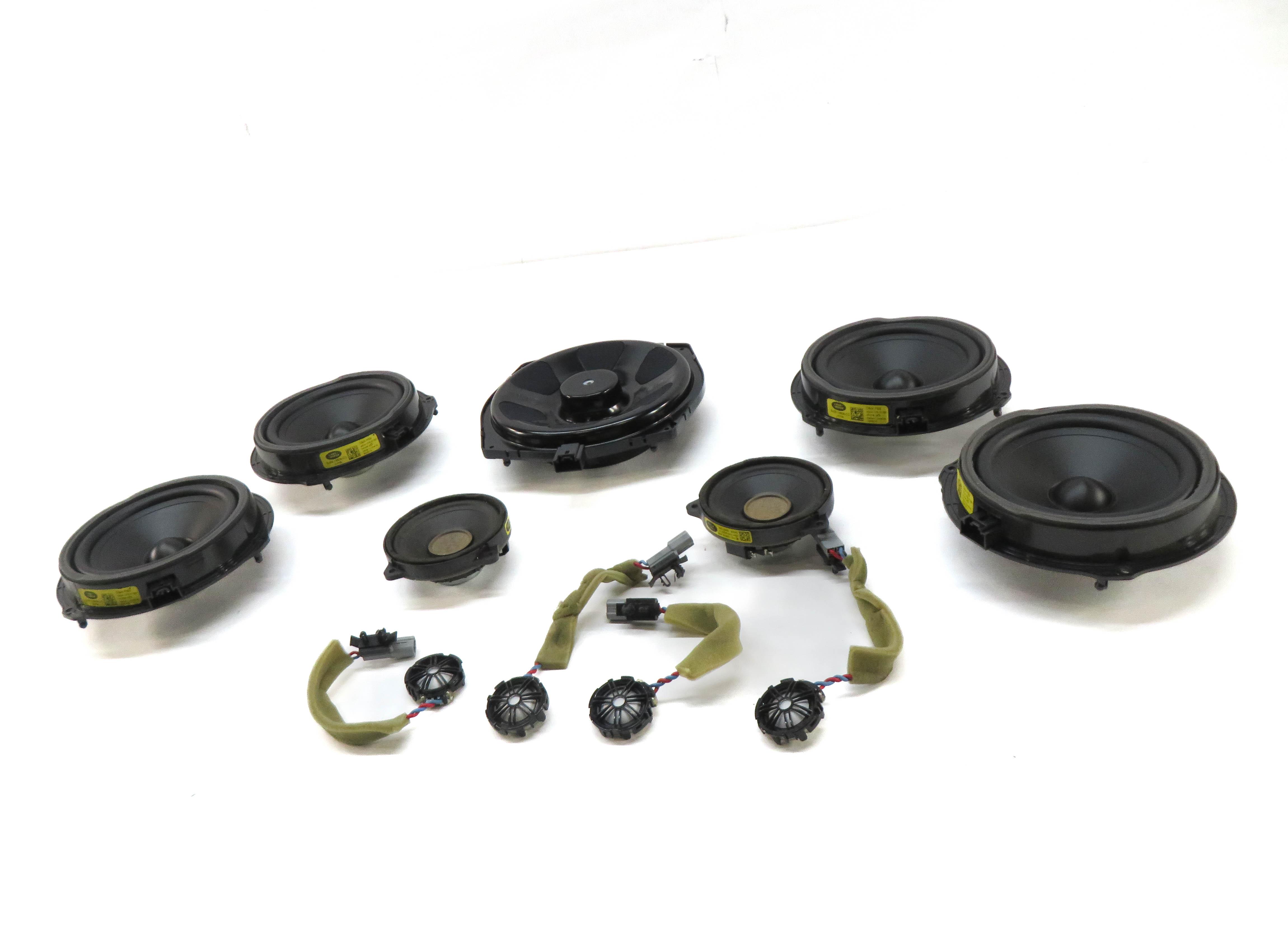 2013 RANGE ROVER EVOQUE (L538) RADIO STEREO SUB SUBWOOFER TWEETER SPEAKER SET — exact item pictured