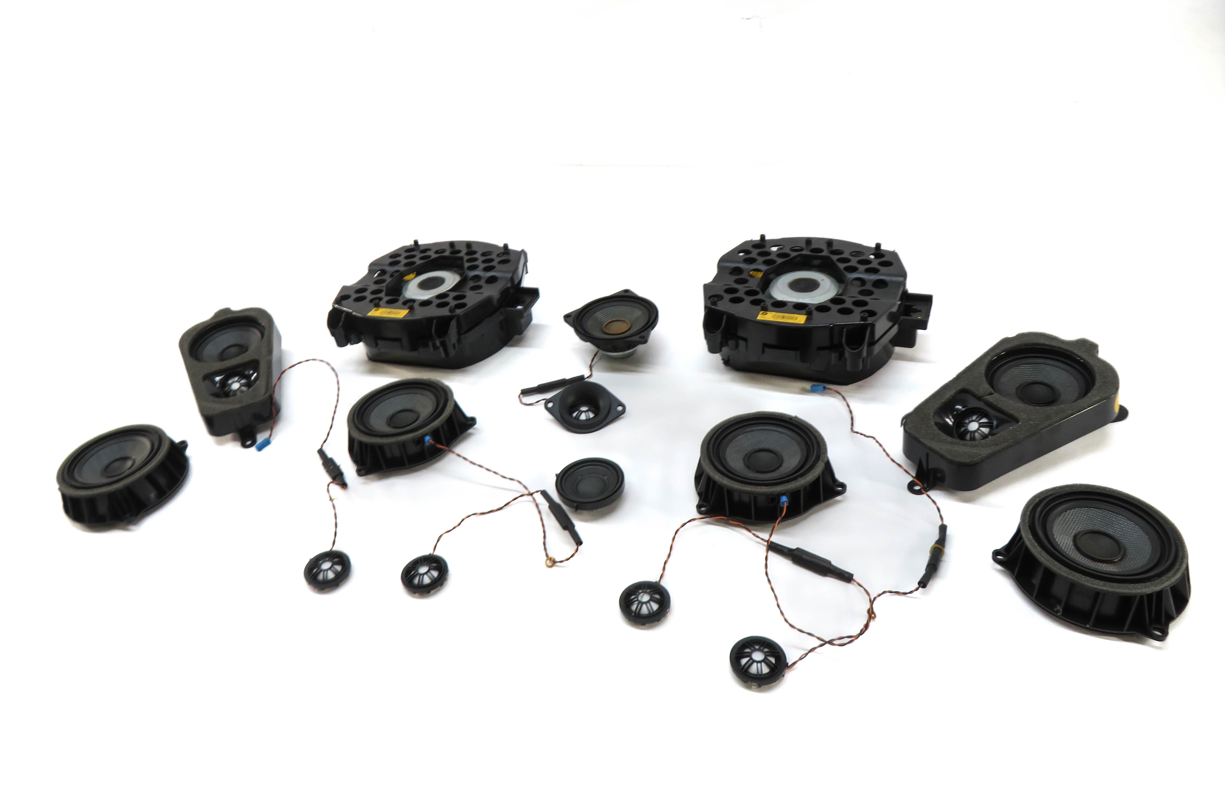 2015 BMW X5 (F15) HARMAN KARDON SUB SUBWOOFER TWEETER SPEAKER SET-17 — exact item pictured