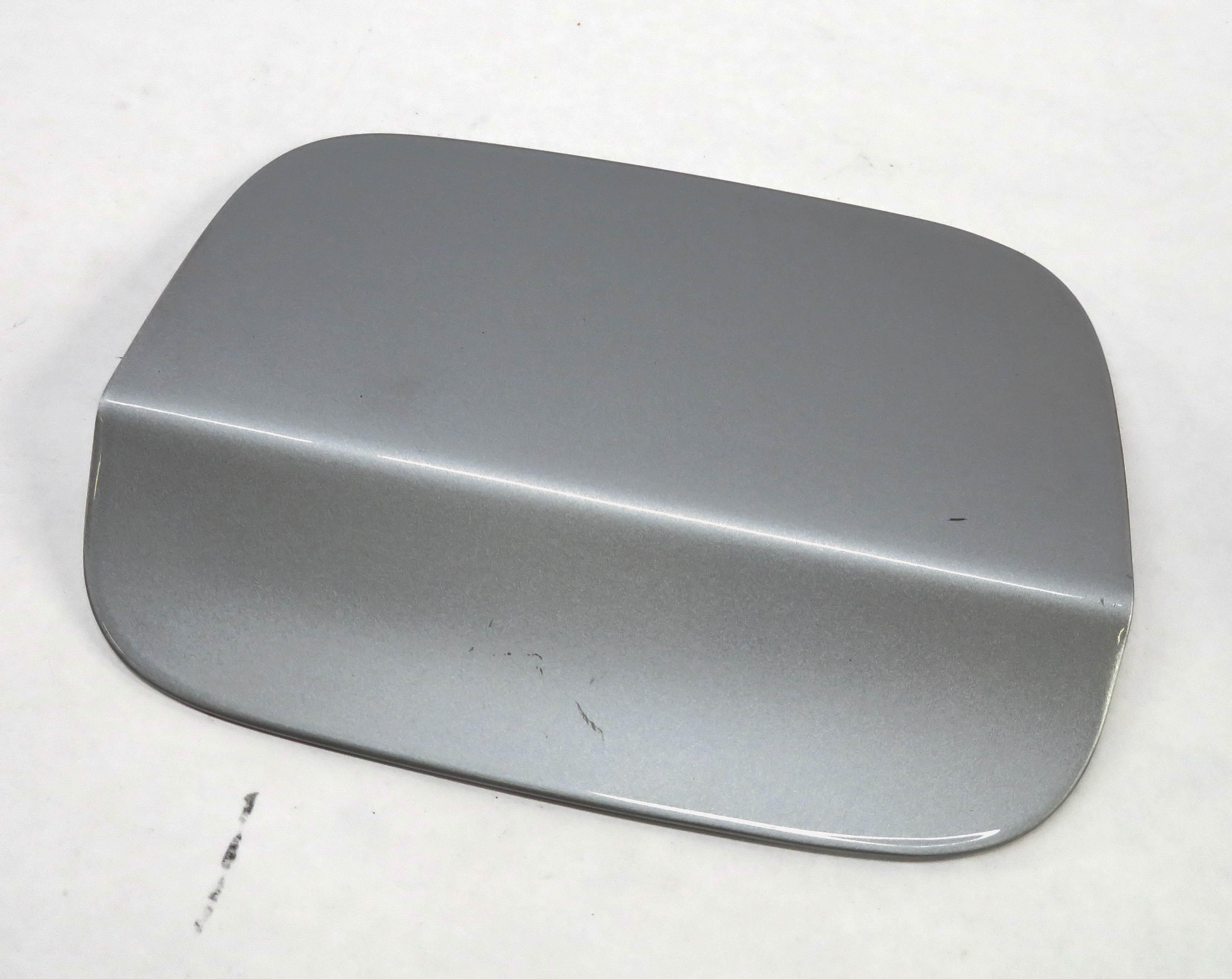 07-13 BMW X5 (E70) FUEL TANK DOOR LID COVER TRIM (TITANIUM SILVER METALLIC 354) — exact item pictured