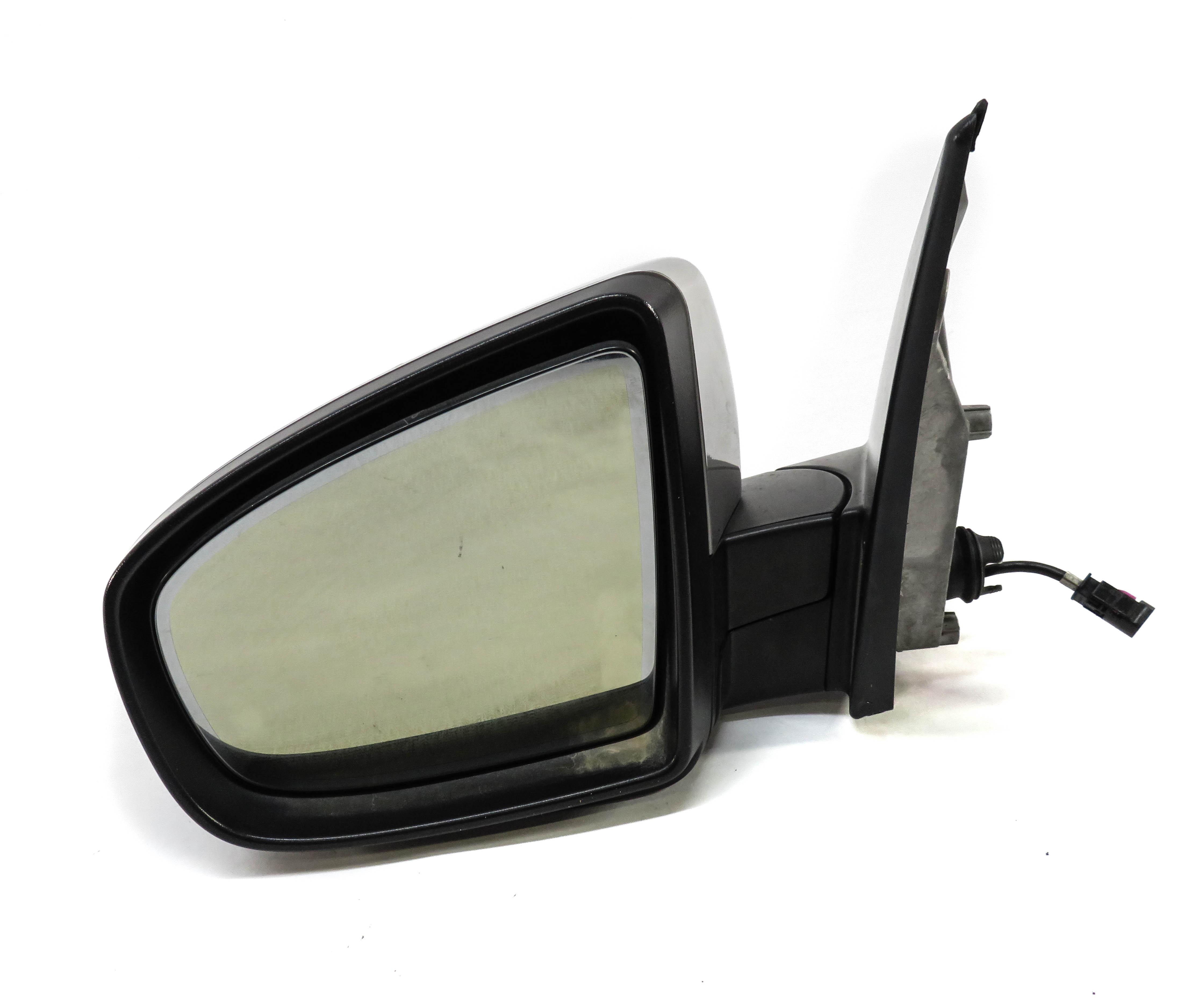 2010-2013 BMW X5 (E70) LEFT P-FOLD AUTODIM CAMERA HEATED DOOR MIRROR (SILVER) — exact item pictured