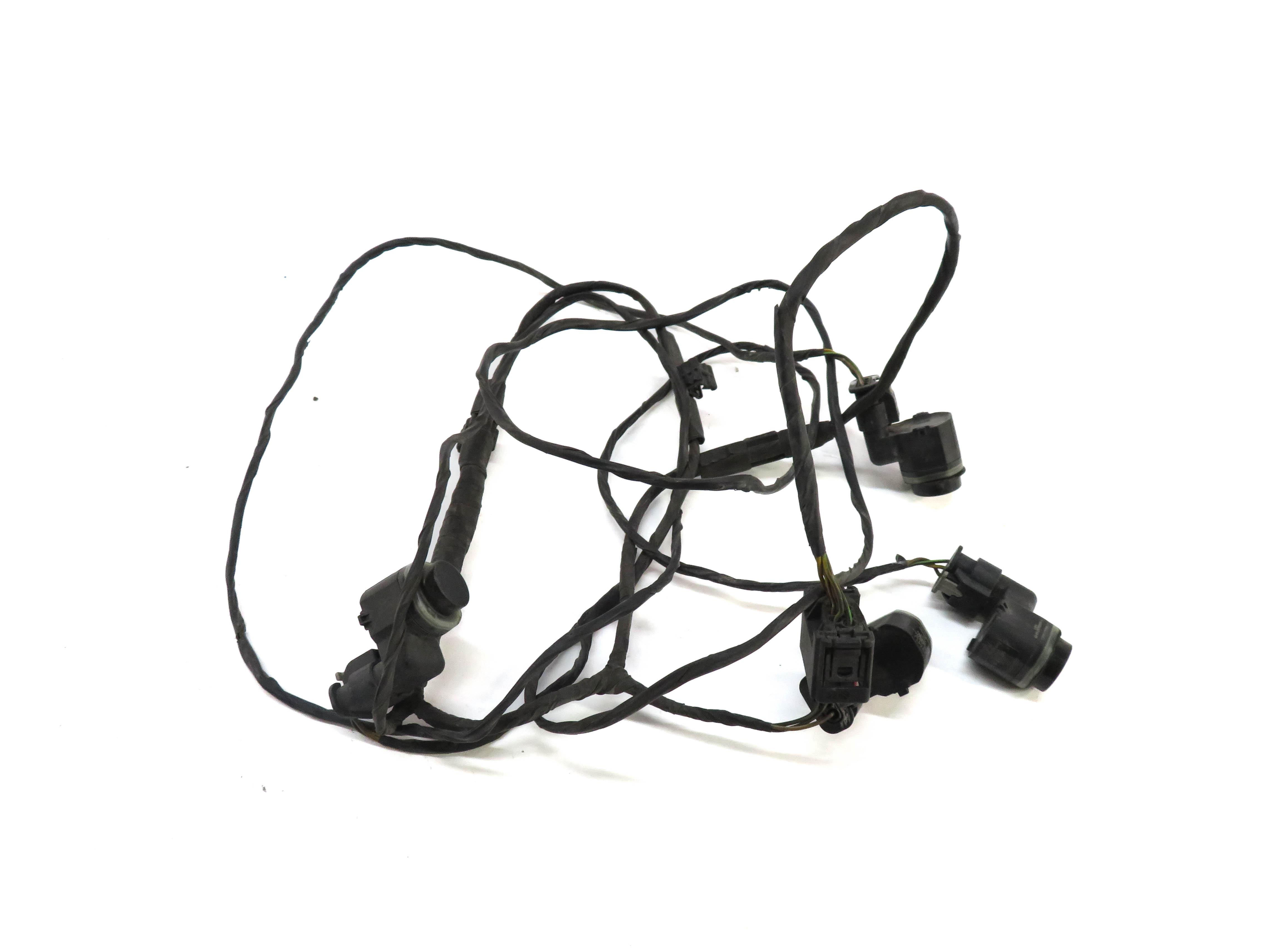 2012 BMW X5 (E70) REAR PDC PARK DISTANCE SENSOR SET w/ HARNESS (TITANIUM SILVER) — exact item pictured