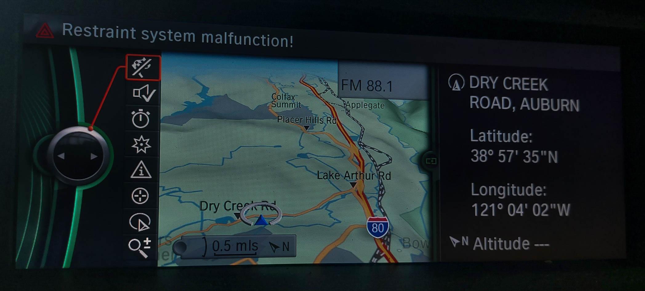 10-14 X5 X5M X6 X6M (E70 E71 E72) 8.8" FRONT GPS NAVIGATION MEDIA DISPLAY SCREEN — exact item pictured