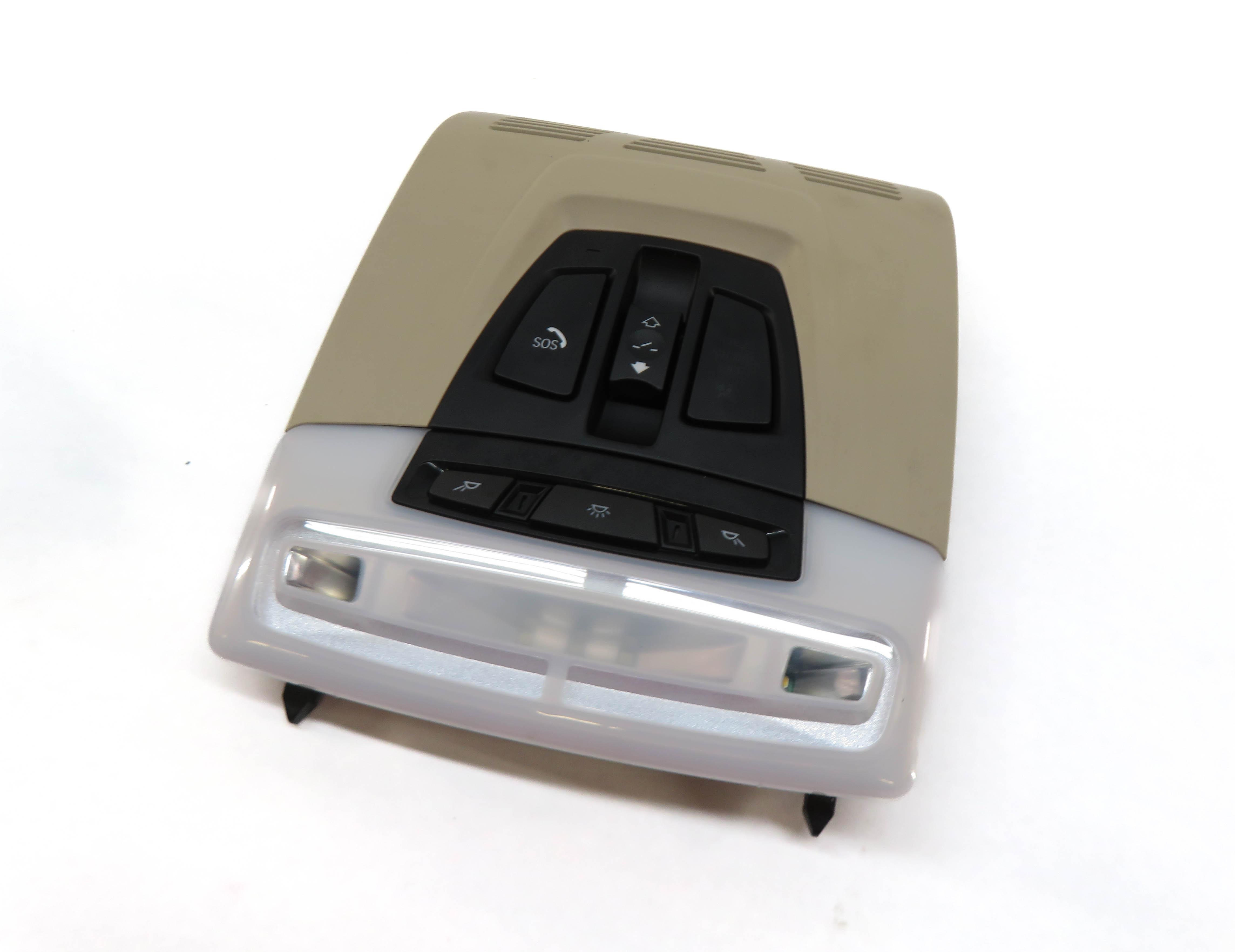 2016 BMW X5 (F15) FRONT DOMELIGHT MAP READING COURTESY DOME LIGHT LAMP (BEIGE) — exact item pictured