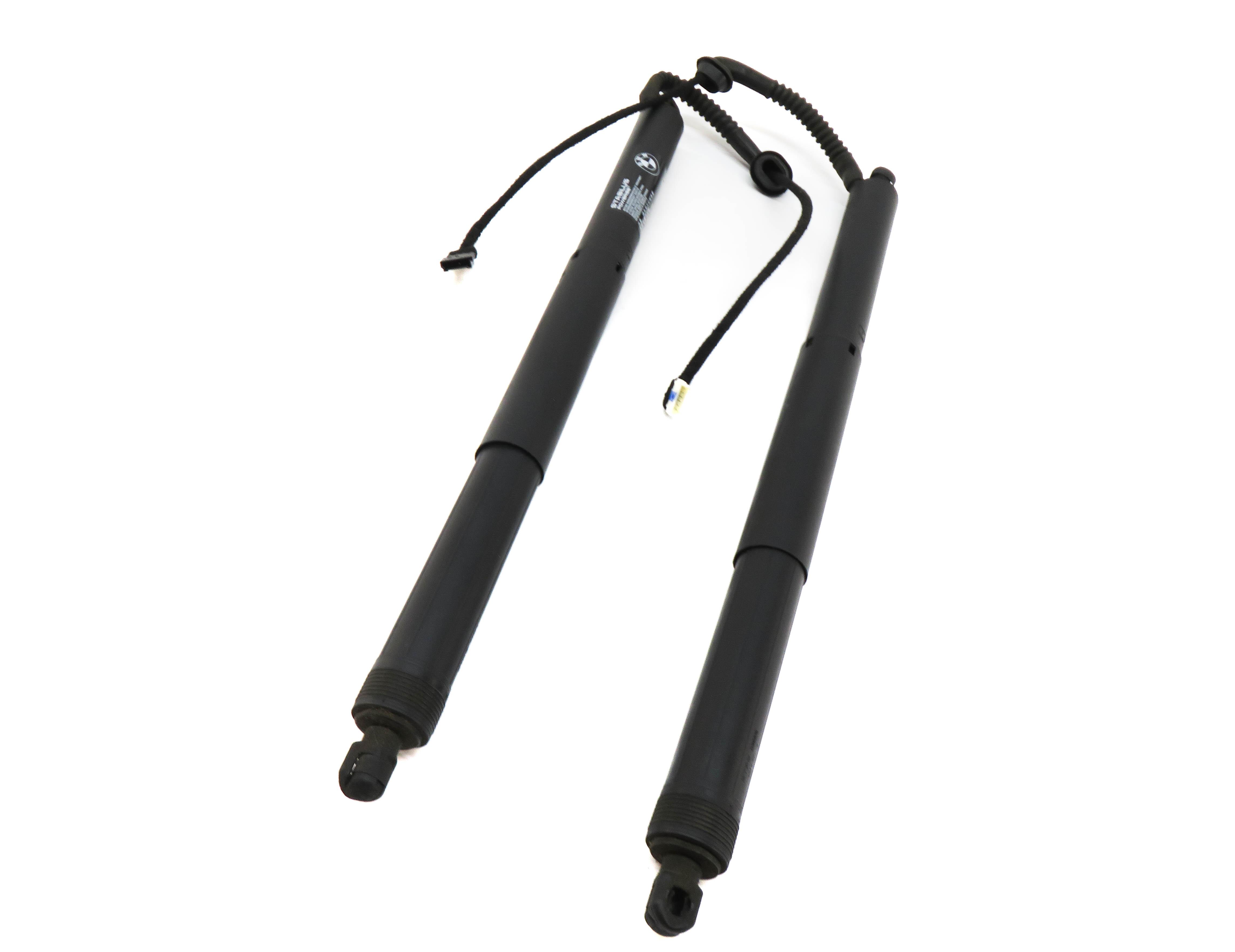 2014-2017 BMW X5 (F15) LEFT & RIGHT REAR TRUNK SHOCK STRUT SET-2 (ELECTRIC) — exact item pictured