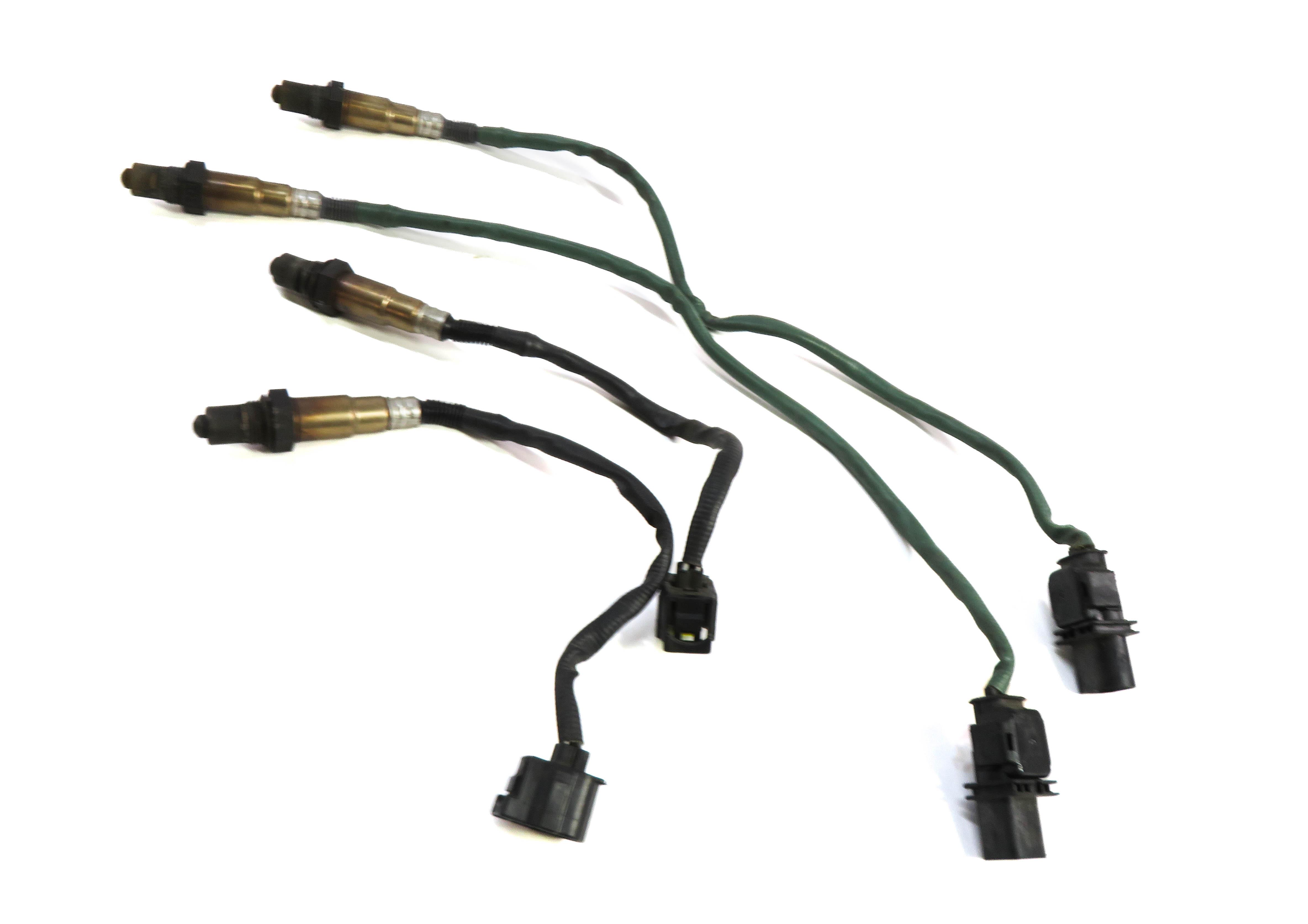 2010 MERCEDES E350 (W212) 3.5L PRE POST CAT O2 OXYGEN LAMBDA PROBE SENSOR SET-4 — exact item pictured