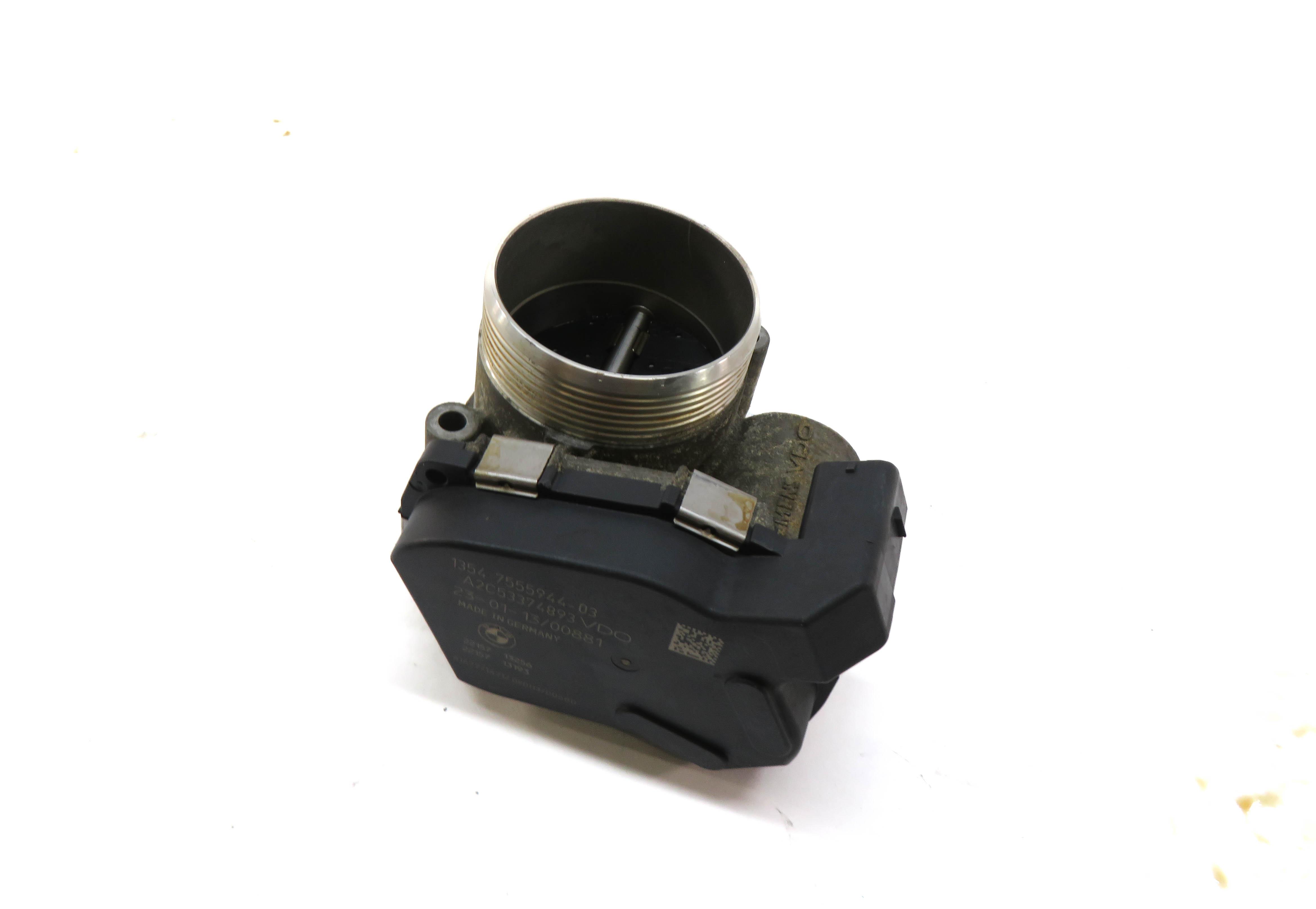 08-18 BMW 5 7 X5 X6 X5M X6M (F01 F10 F12 F15 F16) 4.4L N63 S63 THROTTLE BODY SET — exact item pictured