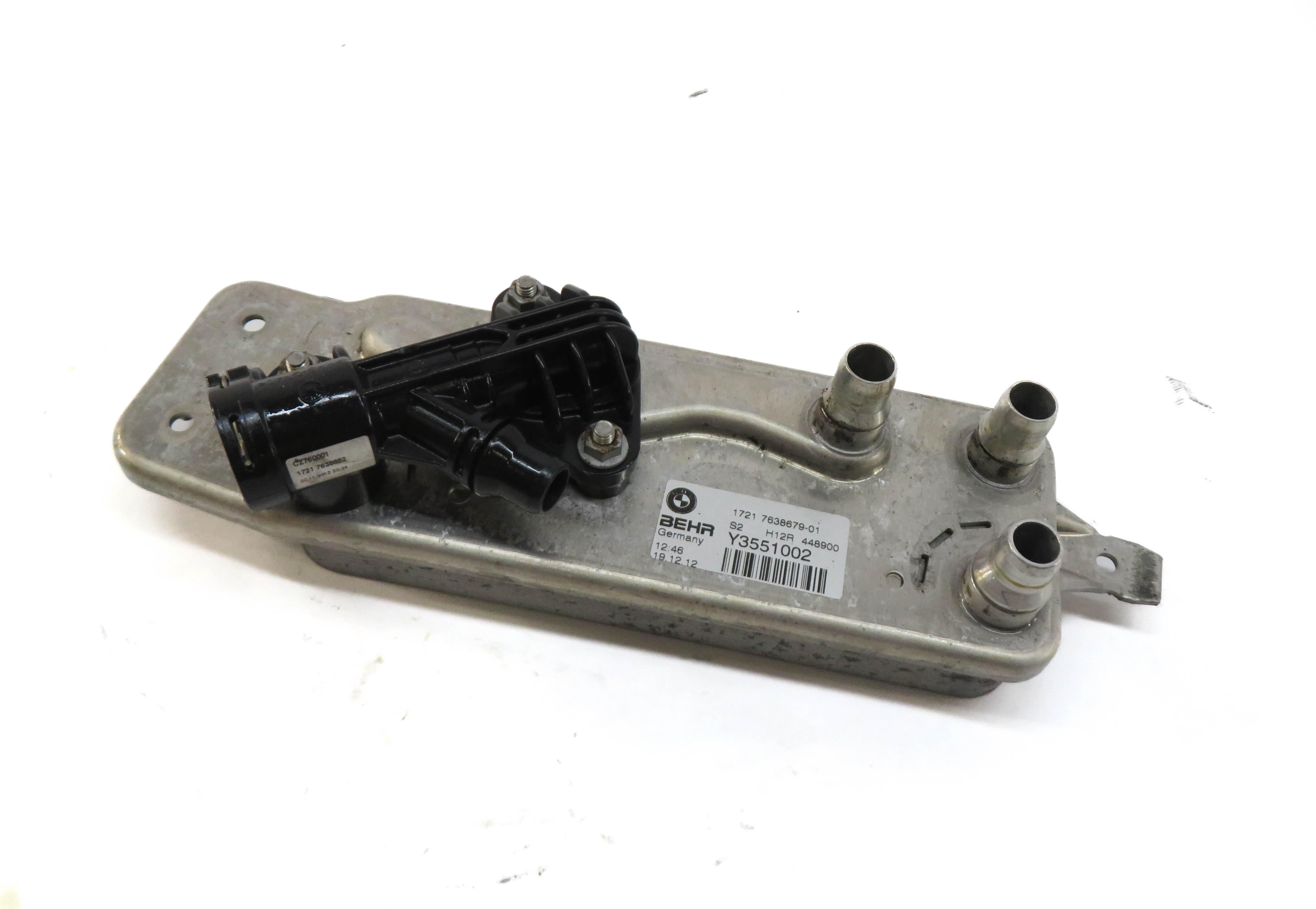 09-17 BMW 535i 640i 740i 750i 760i (F01 F10) AUTOMATIC TRANSMISSION OIL COOLER — exact item pictured