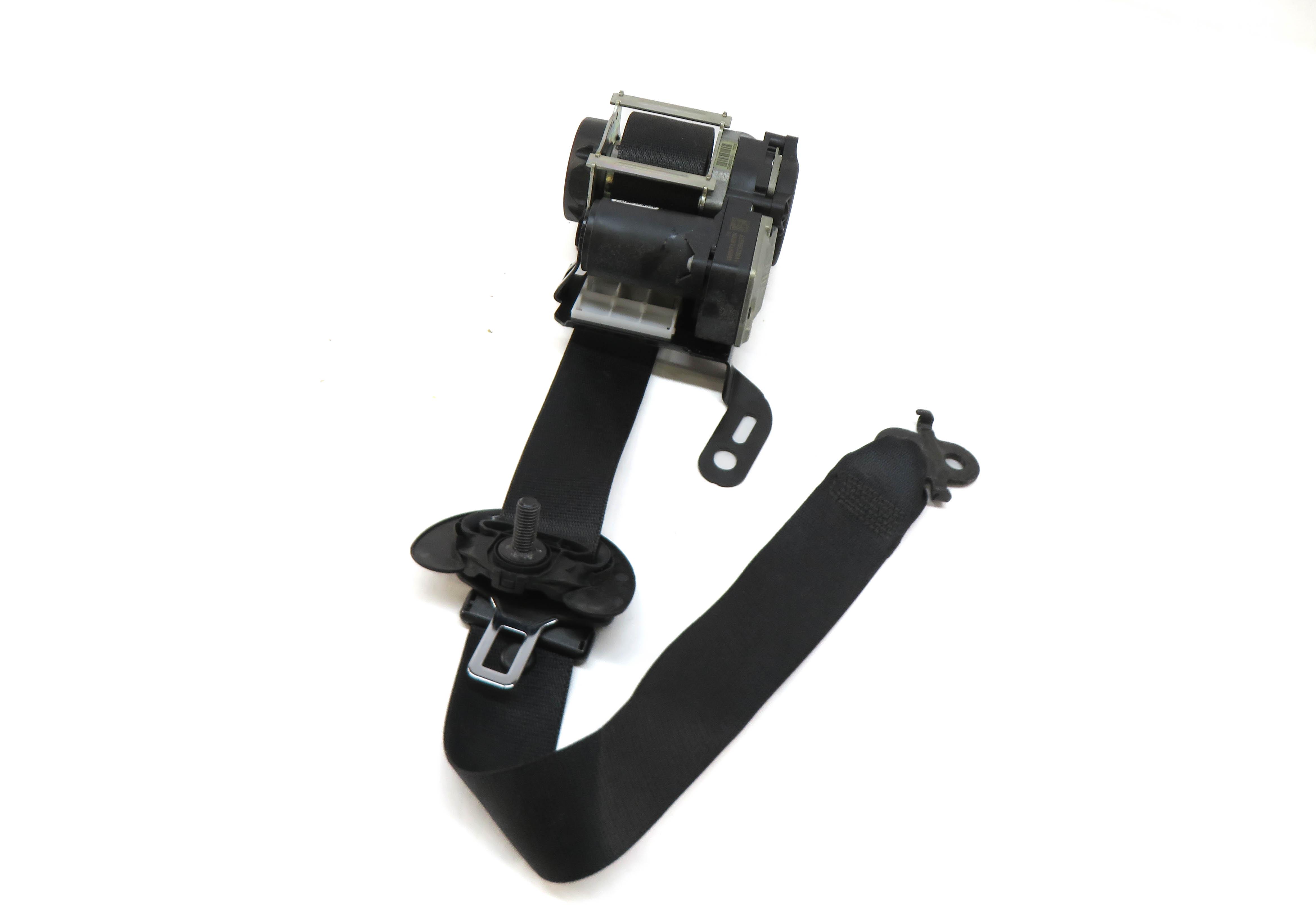 13-15 BMW 740i 750i 760i (F01 F02 F04) RIGHT FRONT SEATBELT RETRACTOR (BLACK) — exact item pictured