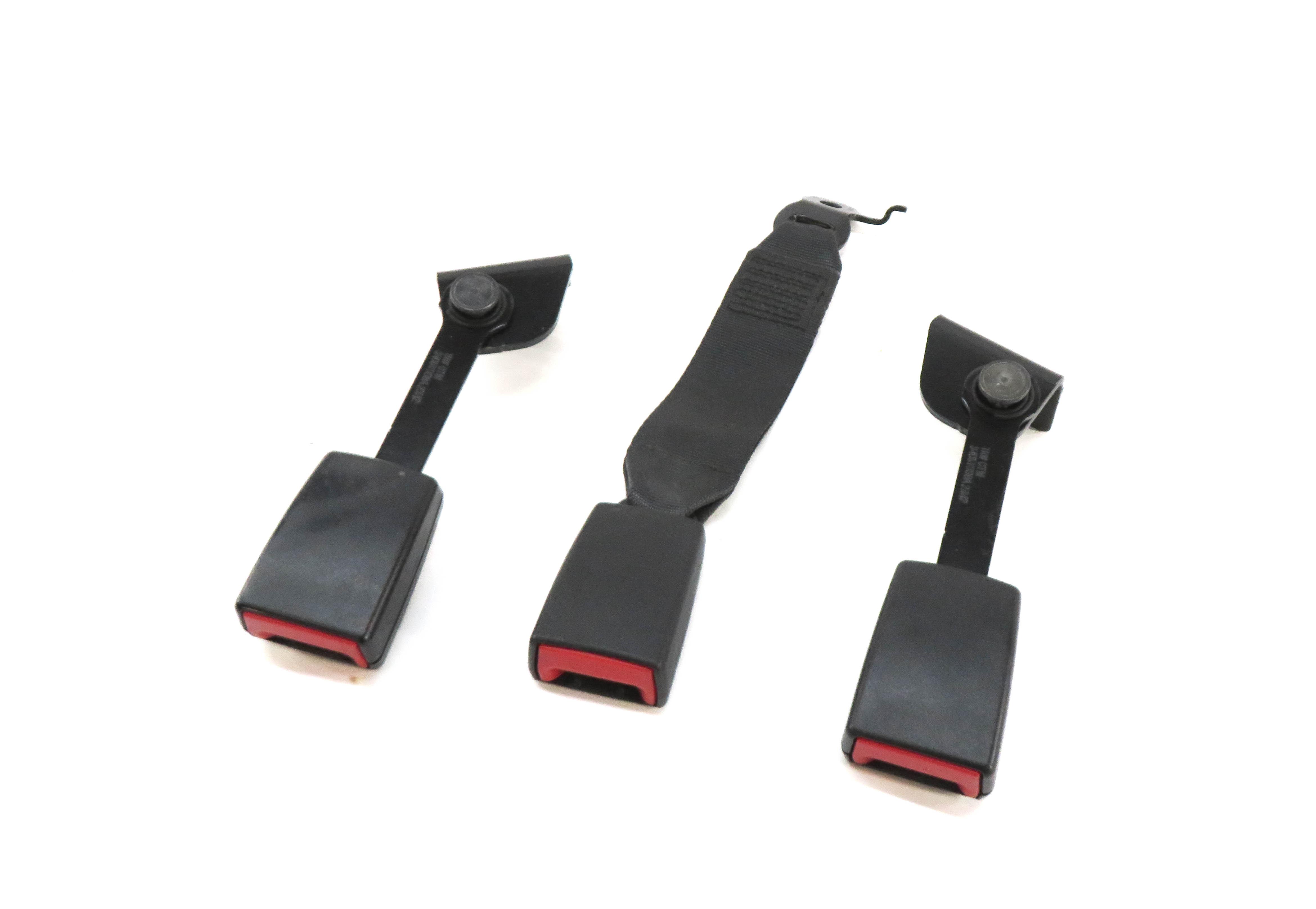 2013 BMW 750i (F01) REAR SEAT SEATBELT BUCKLE RECEIVER SET-3 (BLACK) — exact item pictured