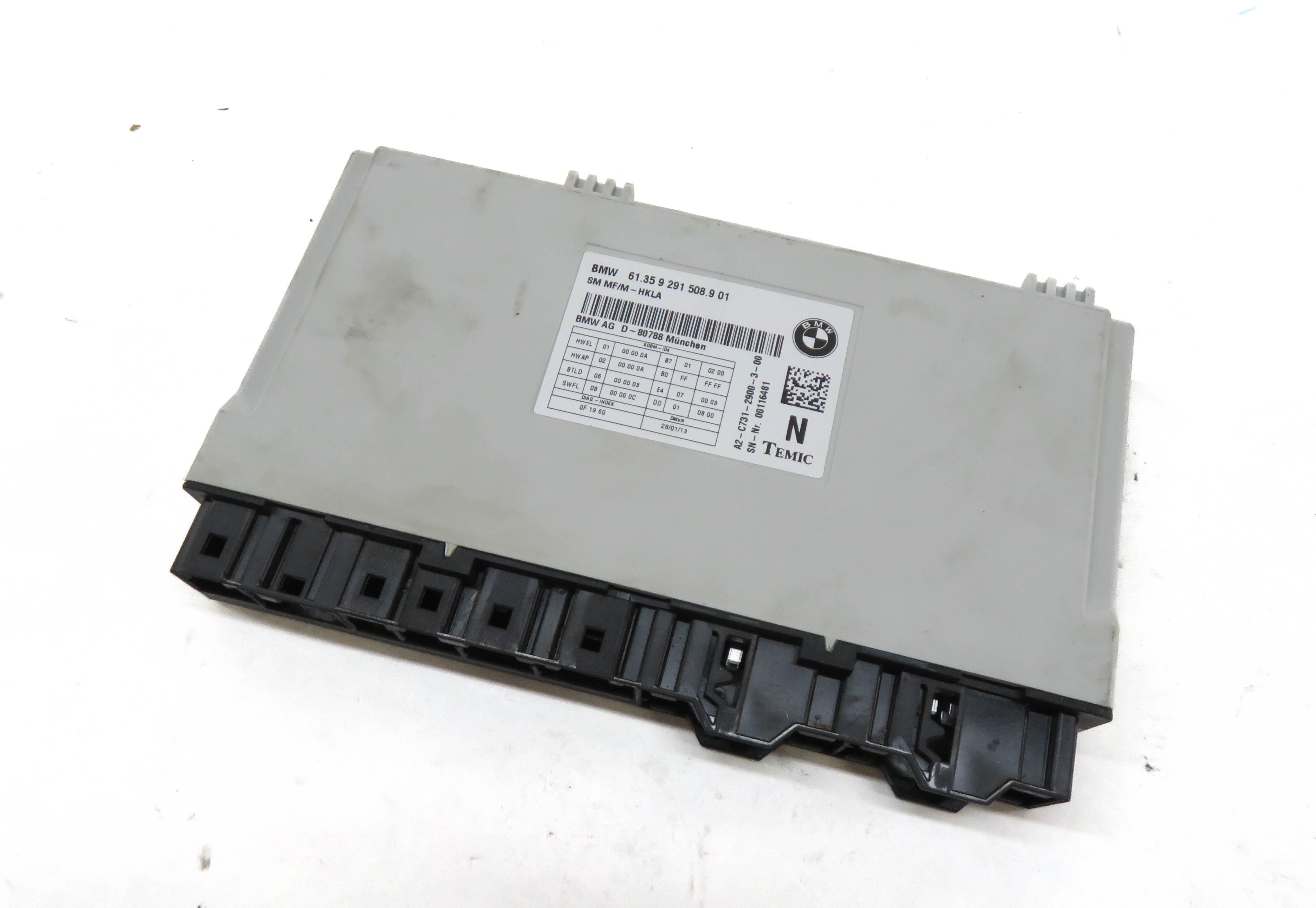 10-17 BMW 528i 535i 550i 650i 740i 750i (F01 F10) PASSENGER COMFORT SEAT MODULE — exact item pictured