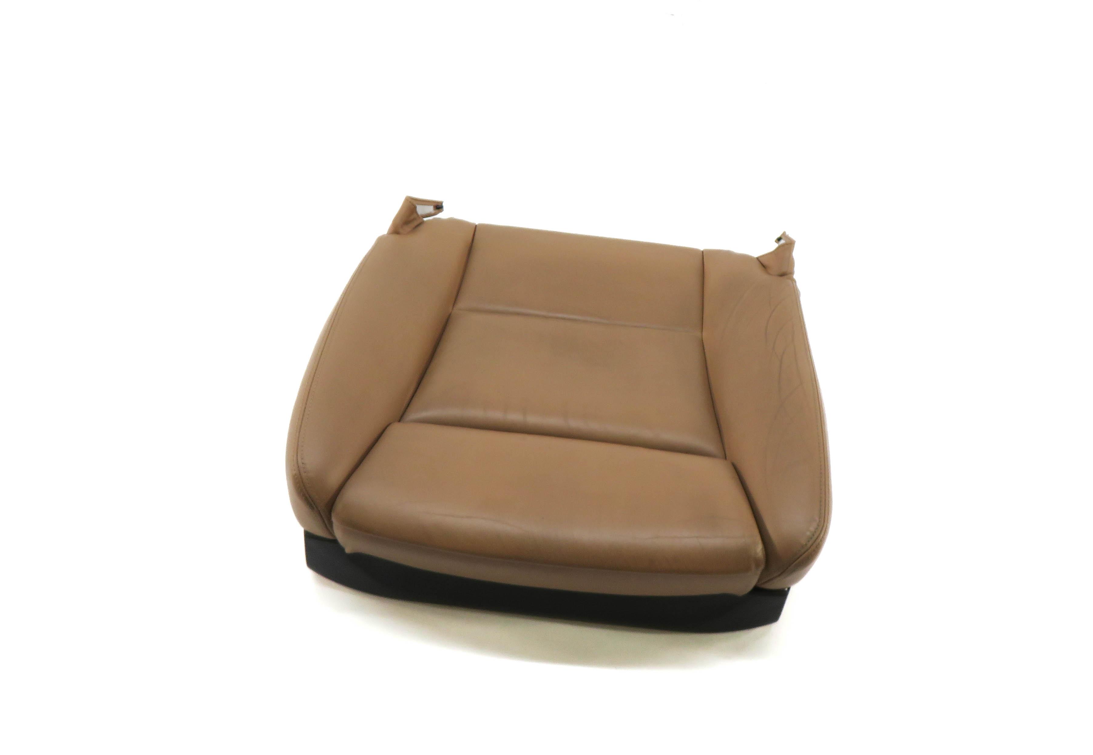 2013 BMW 750i (F01) LEFT DRIVER LOWER BOTTOM HEATED SPORT SEAT CUSHION (BROWN) — exact item pictured