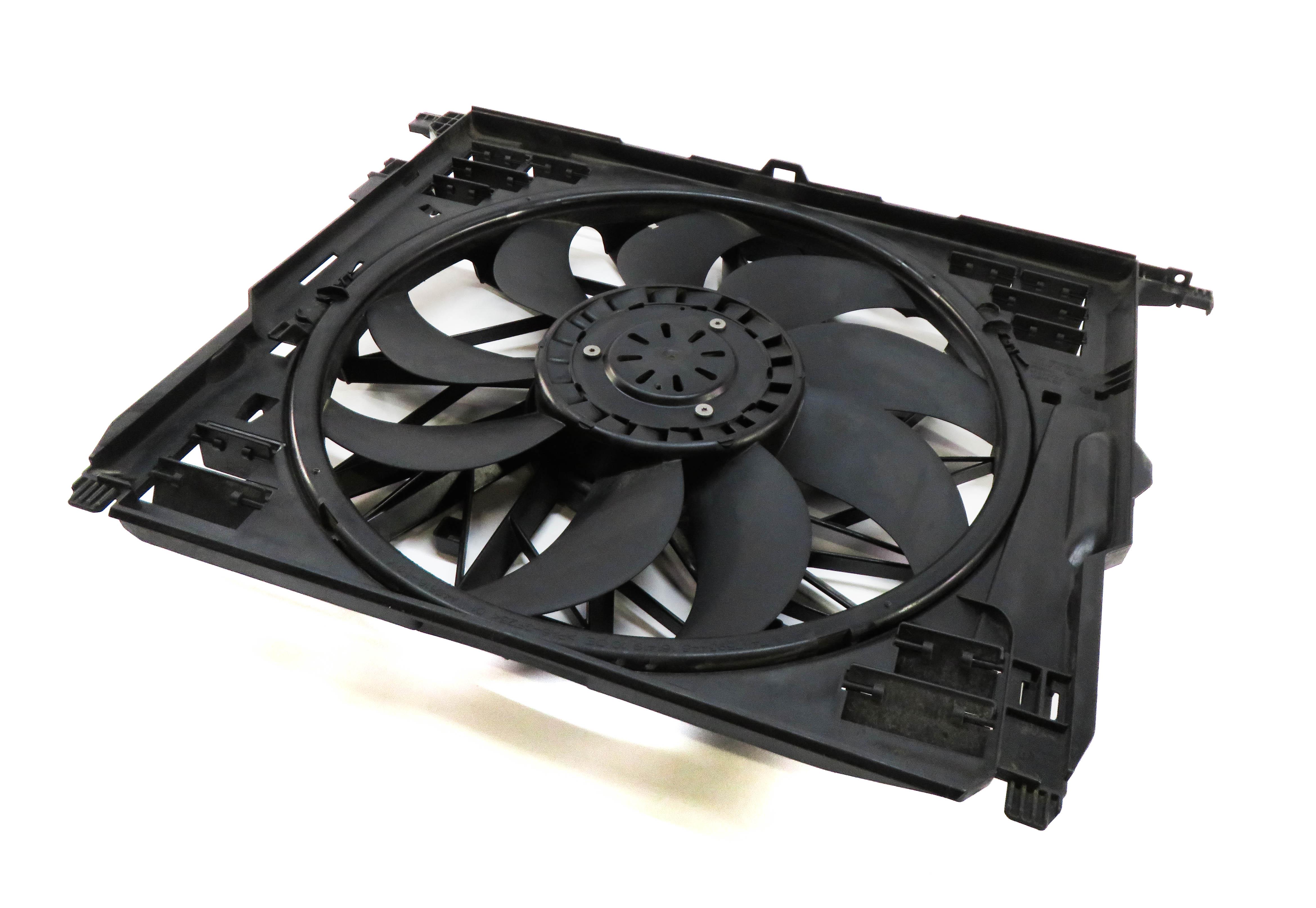 2010-2018 BMW 550i 550iGT 650i 750i B7 (F01 F06 F10) 850w RADIATOR COOLING FAN — exact item pictured