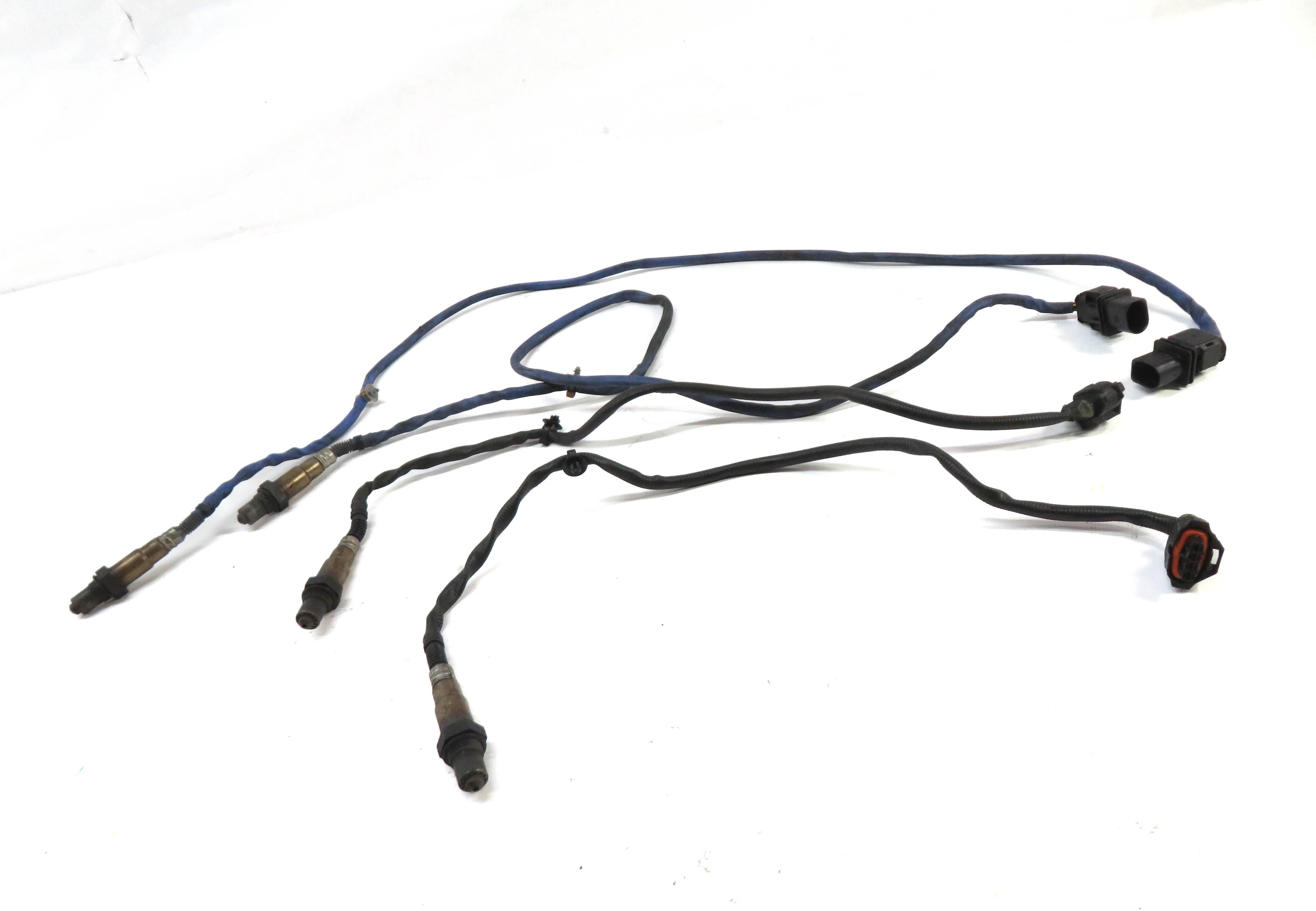 2009 PORSCHE CAYMAN (987) 2.9L PRE POST CAT O2 OXYGEN LAMBDA PROBE SENSOR SET — exact item pictured