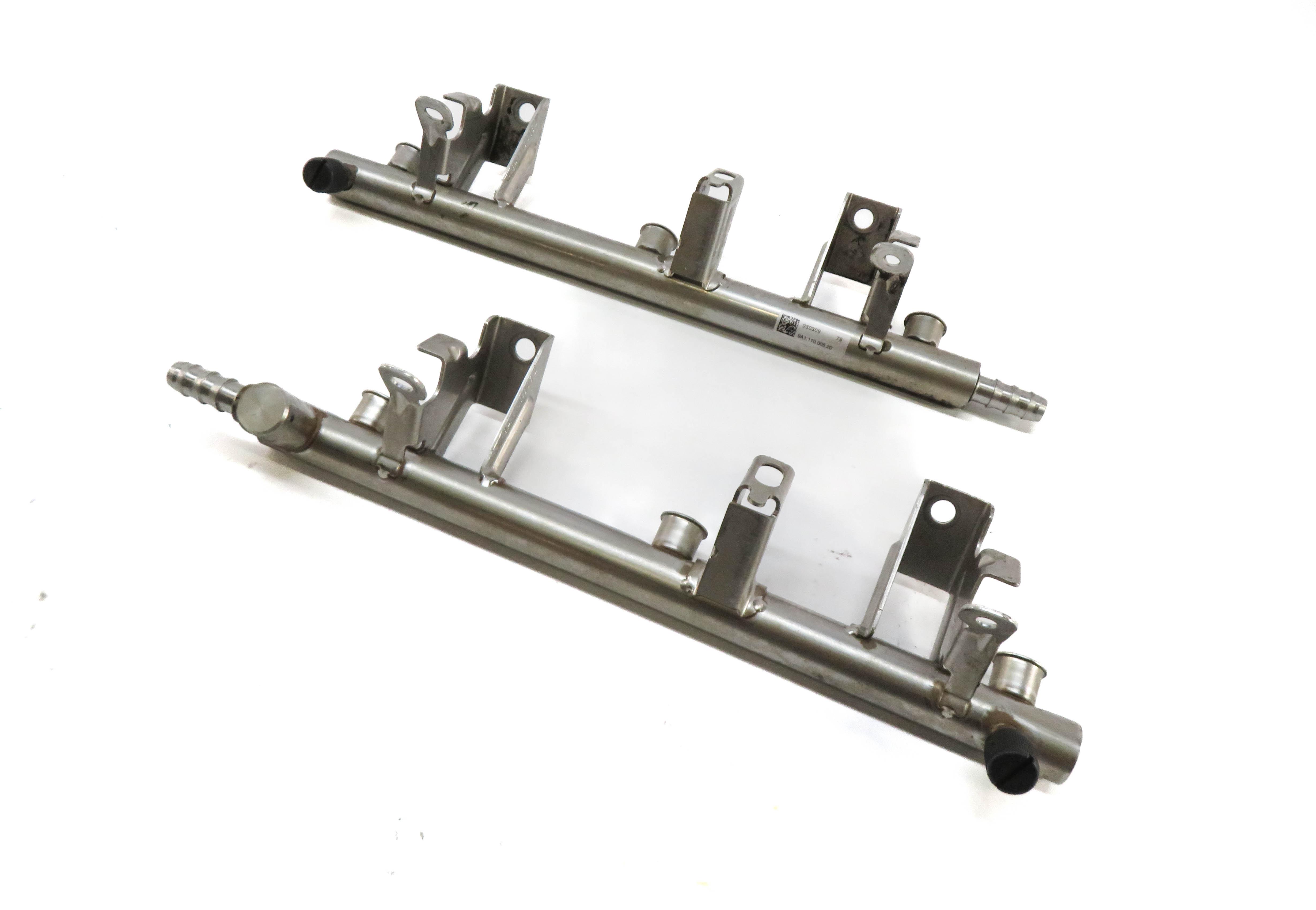 2009 PORSCHE CAYMAN (987) 2.9L M96 ENGINE FUEL INJECTION FUEL RAIL SET — exact item pictured