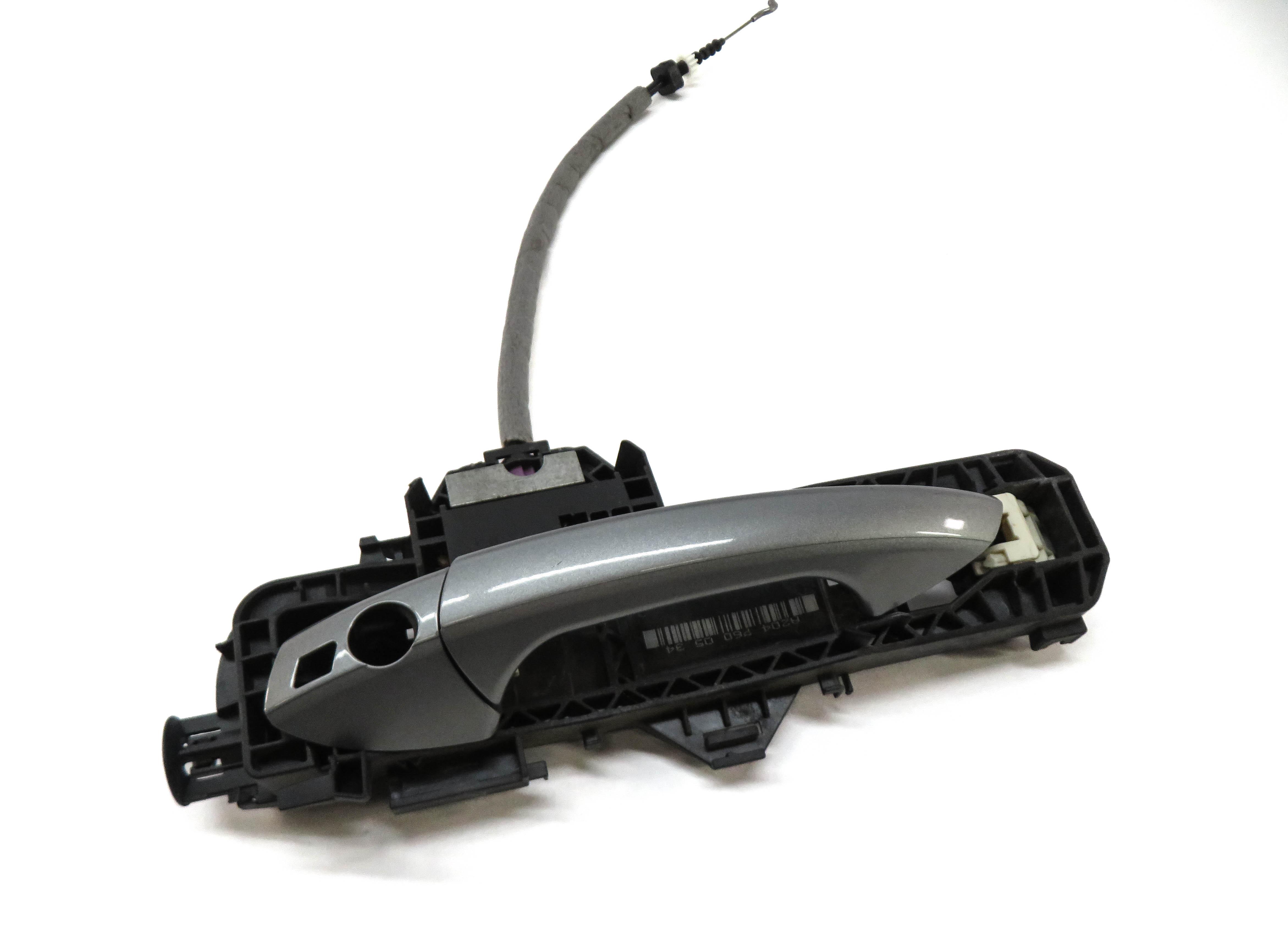 2010-2015 MERCEDES GLK250 GLK350 (X204) LEFT FRONT DRIVER DOOR HANDLE (SILVER) — exact item pictured