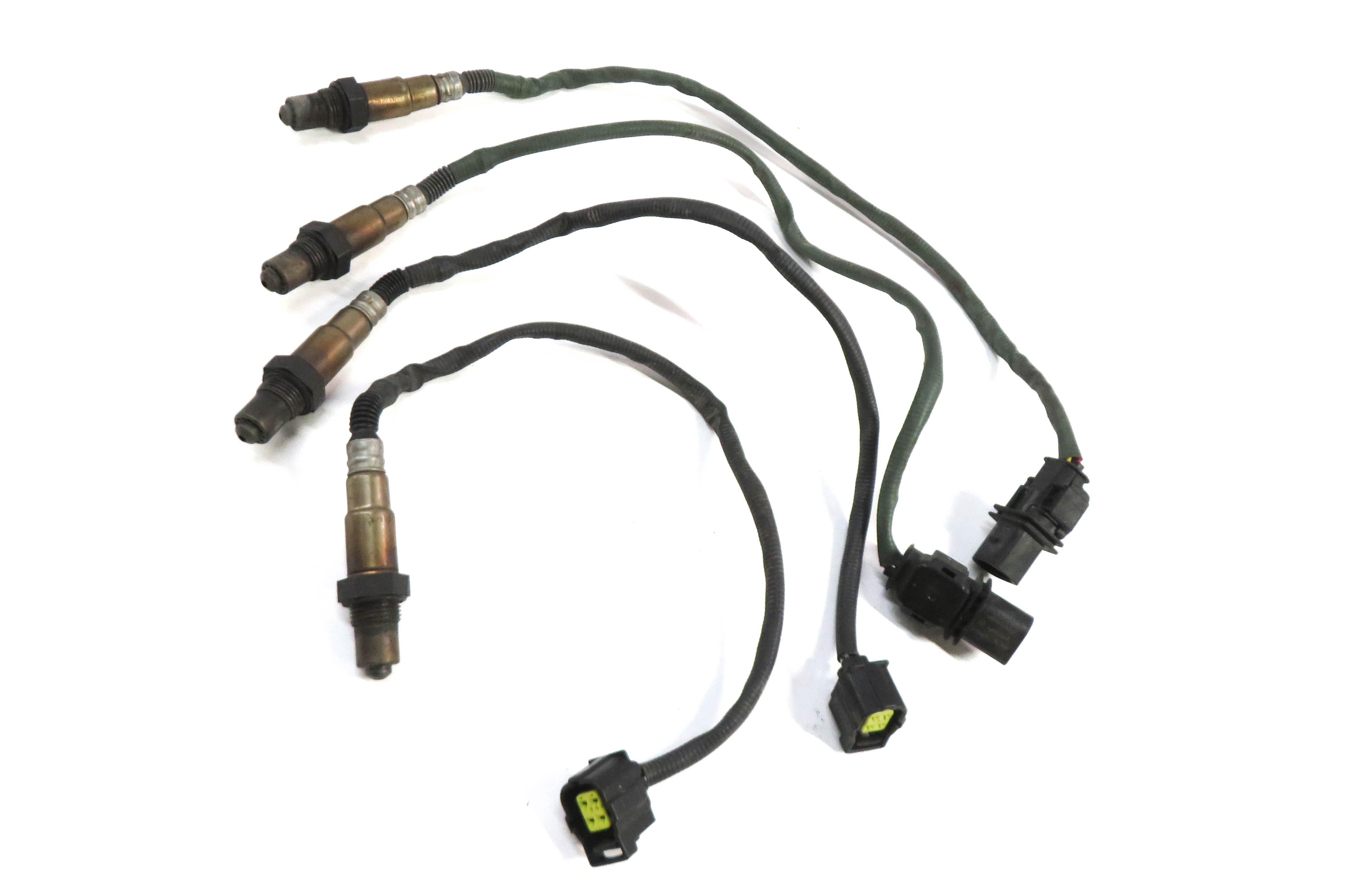 2011 MERCEDES GLK350 (X204) 3.5L PRE POST CAT O2 OXYGEN LAMBDA PROBE SENSOR SET — exact item pictured