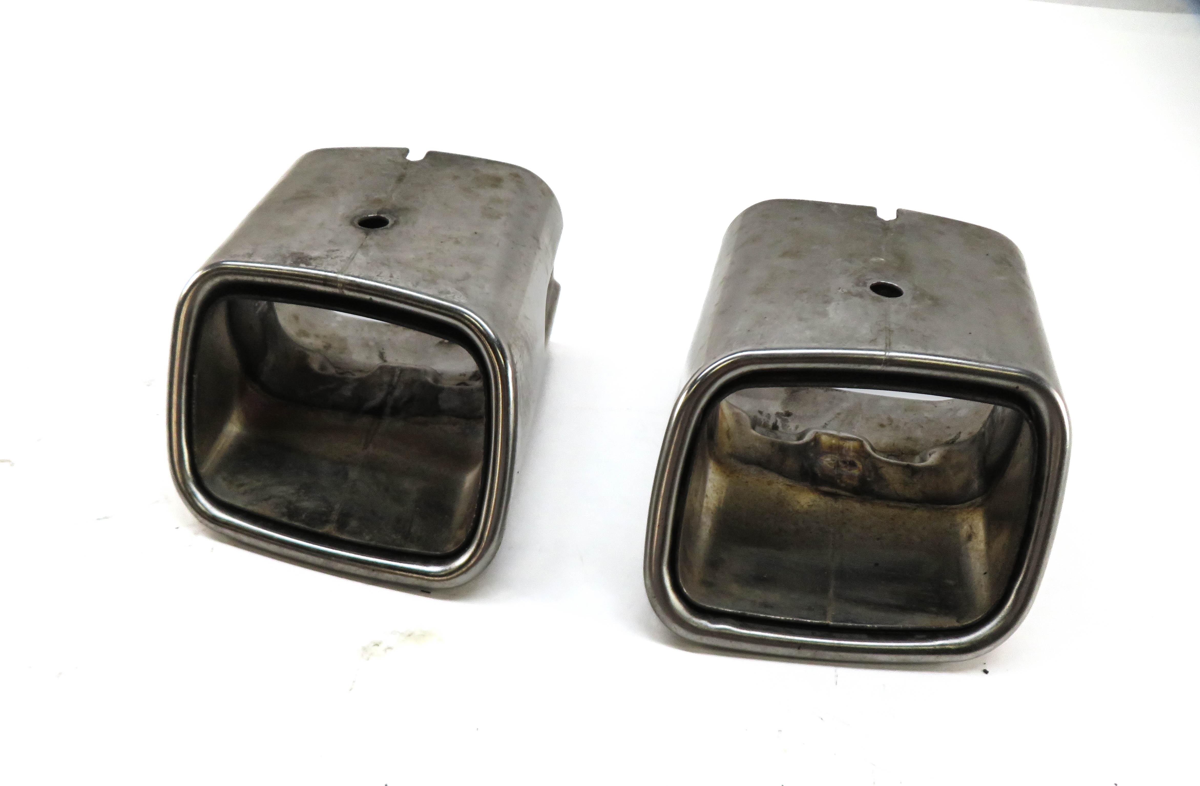 2010-2012 MERCEDES GLK250 GLK350 (X204) LEFT & RIGHT MUFFLER EXHAUST TIP SET — exact item pictured
