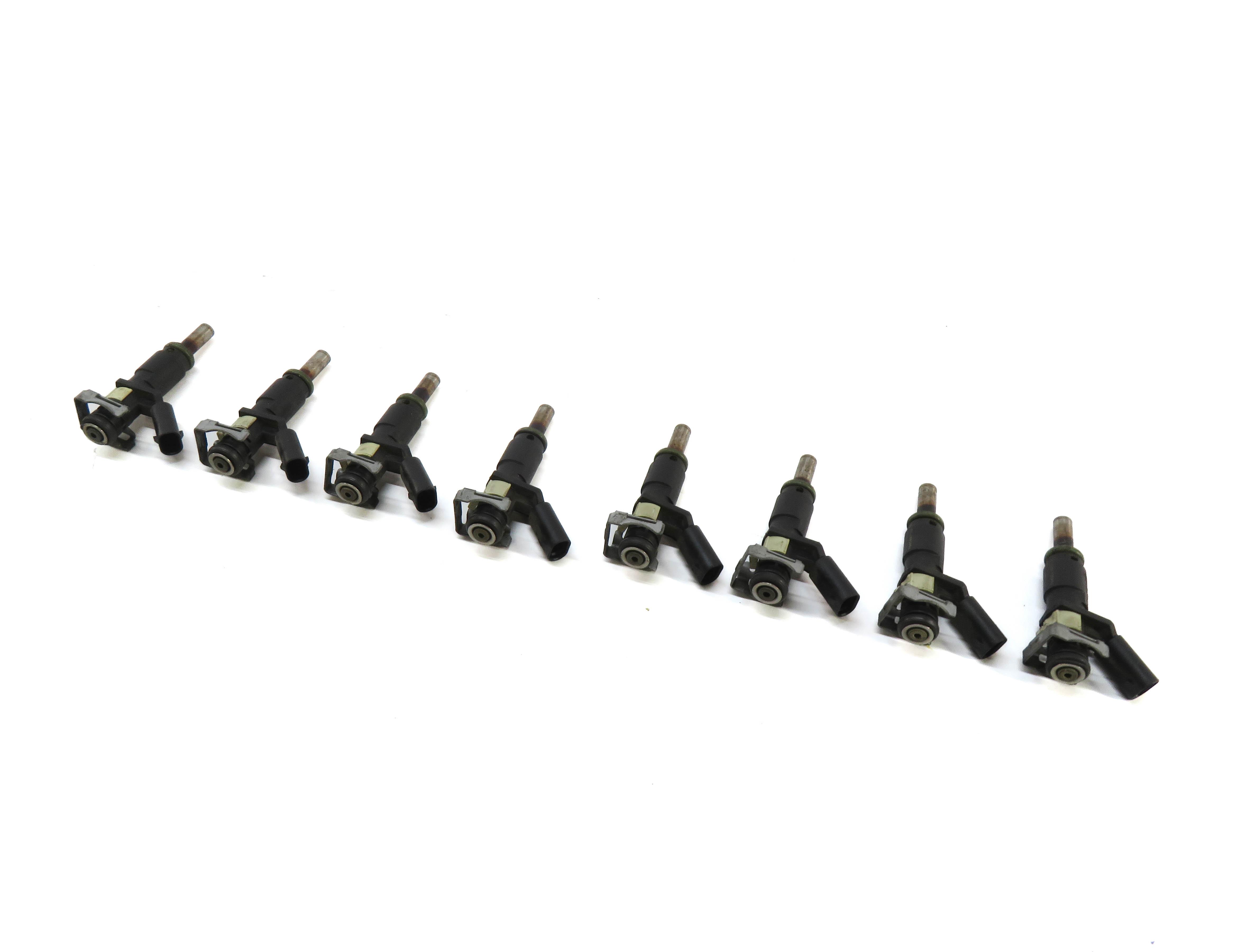 2006-2012 MERCEDES C E G GL ML S SL (W204 W212 W221 W164 X164) FUEL INJECTOR SET — exact item pictured