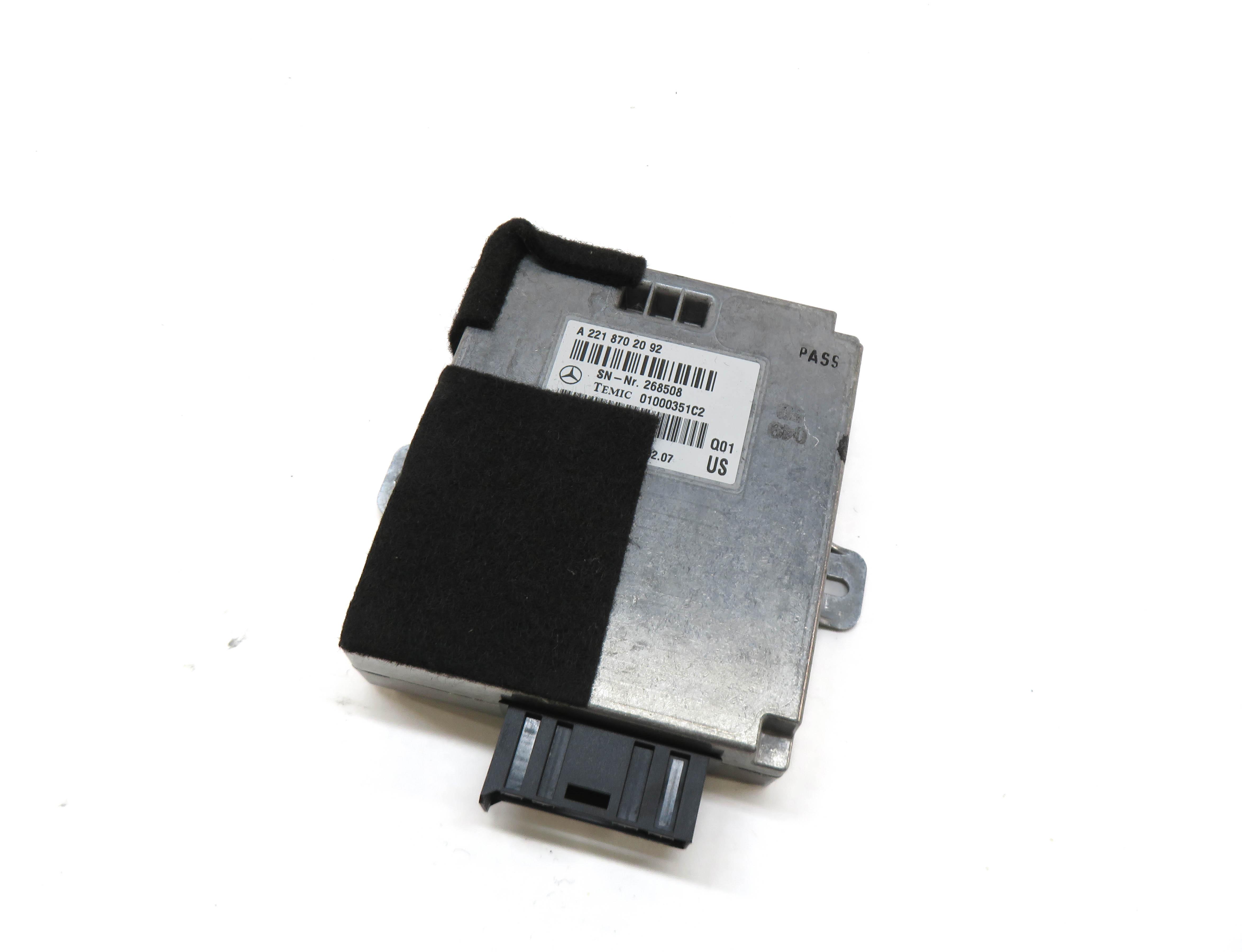 2007 MERCEDES S550 (W221) VOICE LANGUAGE COMMUNICATION CONTROL MODULE — exact item pictured