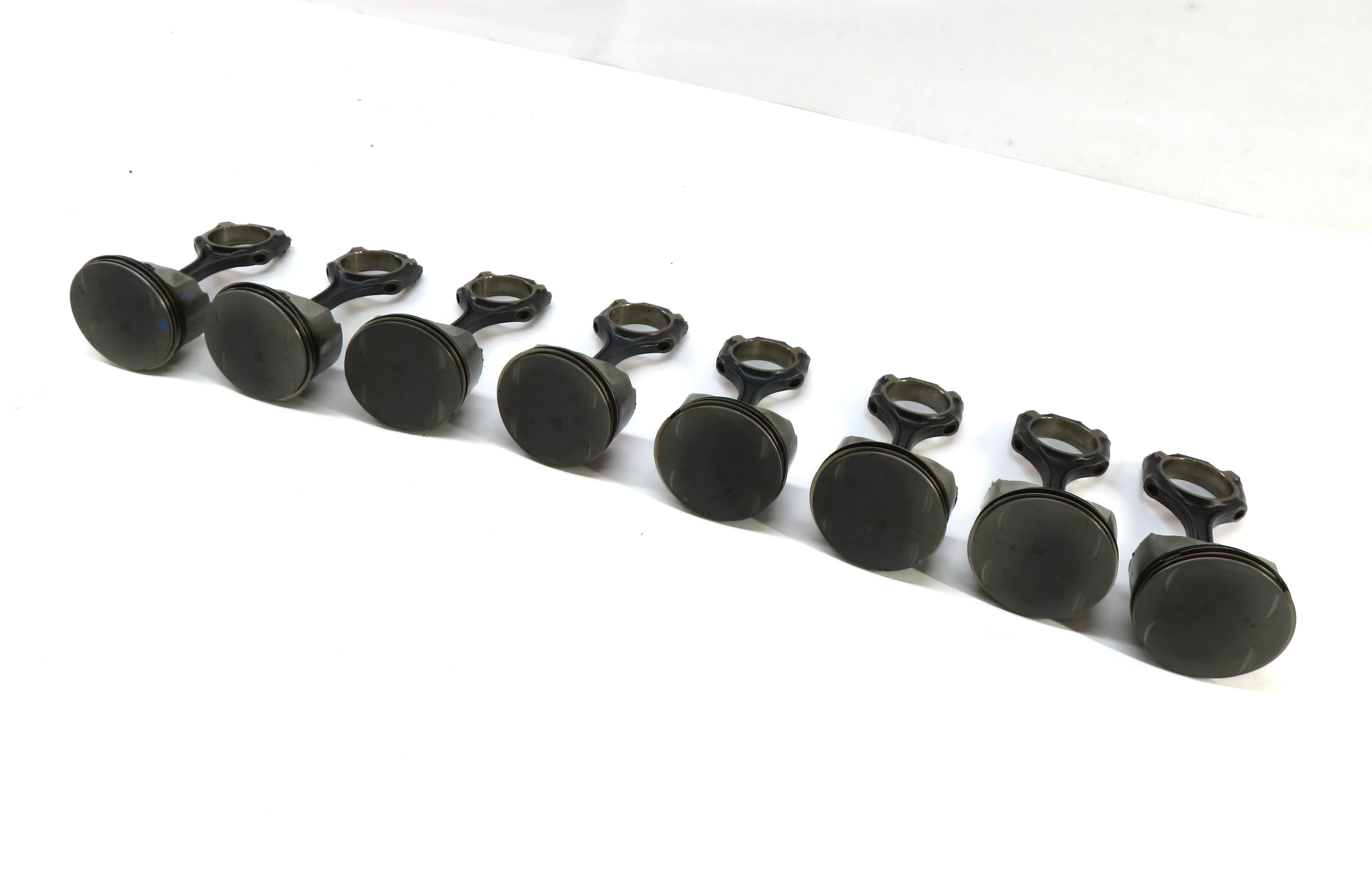 07-15 MERCEDES CL E G GL ML S SL CLK CLS (C16 W211 W164 X164 W221) V8 PISTON SET — exact item pictured