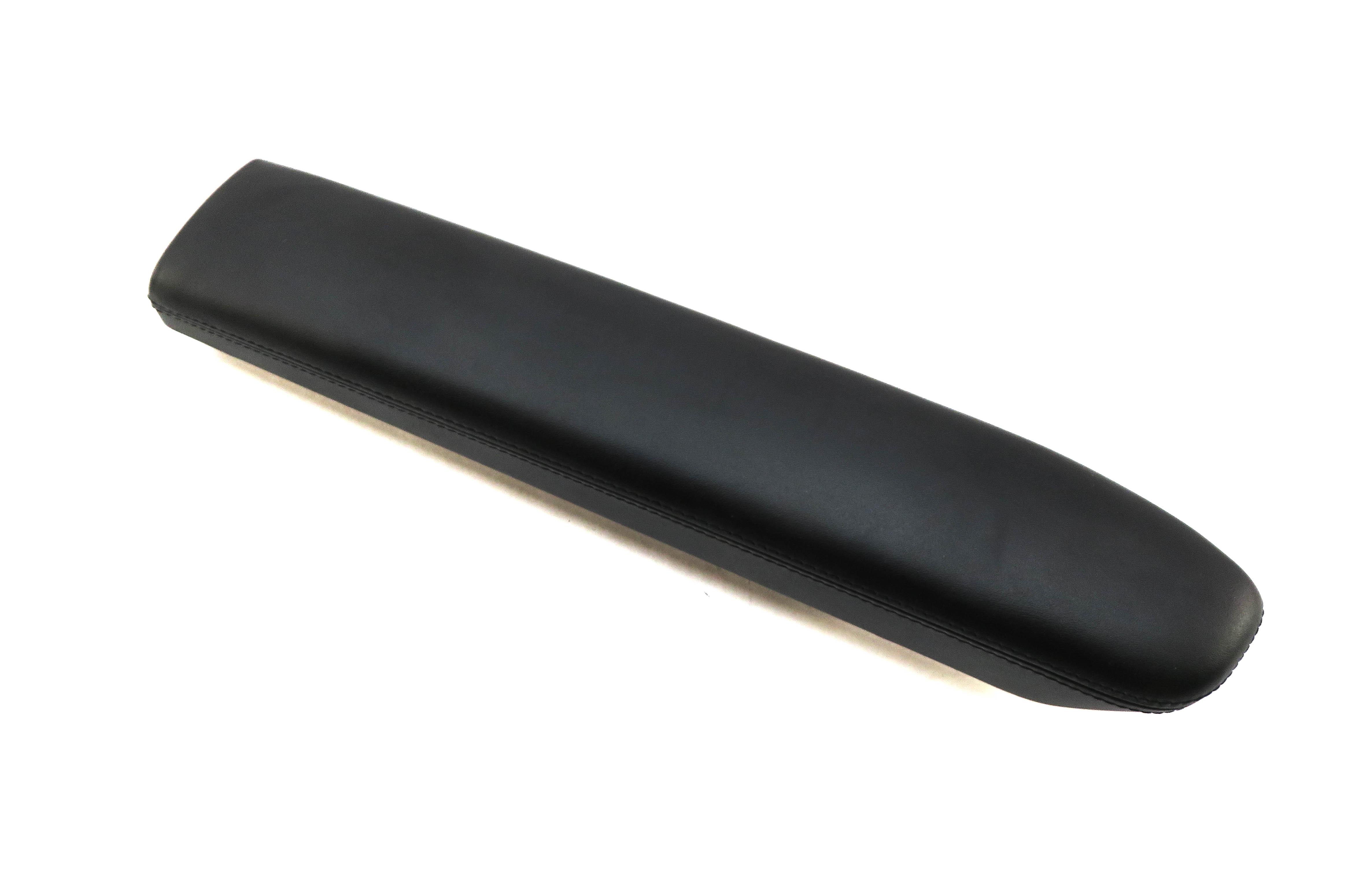 2007 MERCEDES S550 (W221) RIGHT REAR DOOR ARMREST ARM REST (BLACK LEATHER) — exact item pictured