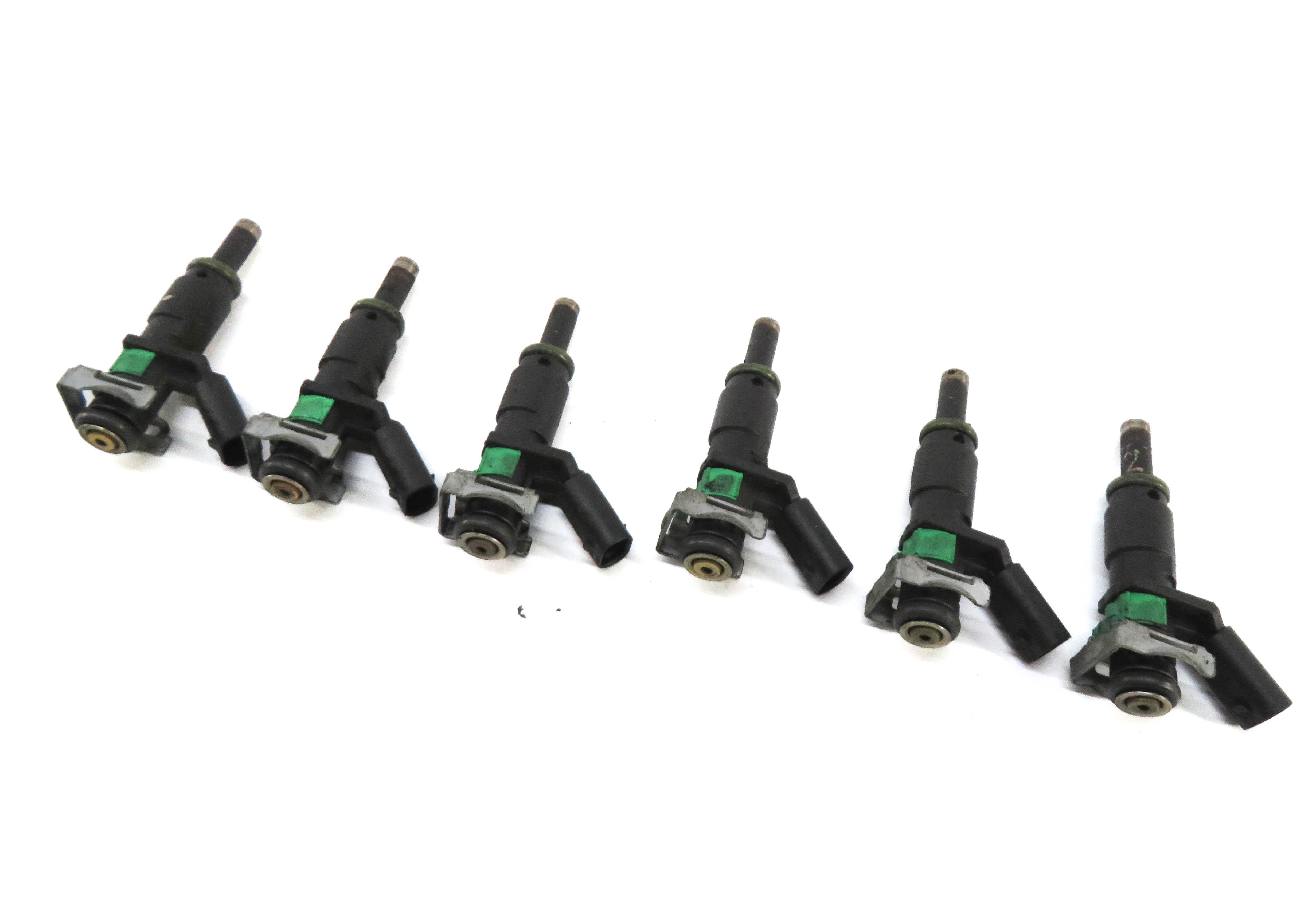 10-13 MERCEDES C300 C350 E350 GLK S400 (W204 W211 W221 X204) FUEL INJECTOR SET — exact item pictured