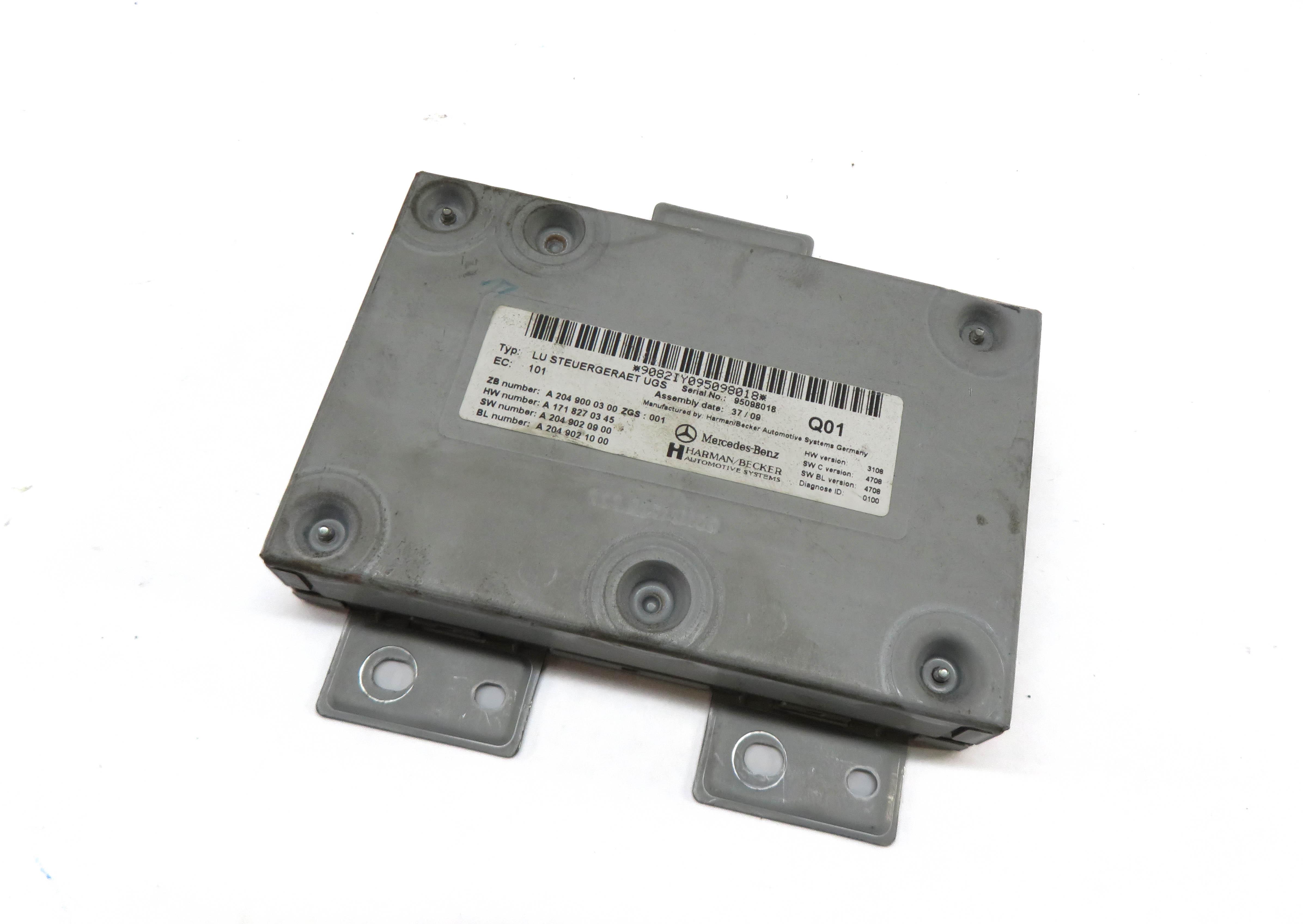 2010 MERCEDES S400 (W221) COMNMUNICATION CONTROL MODULE — exact item pictured