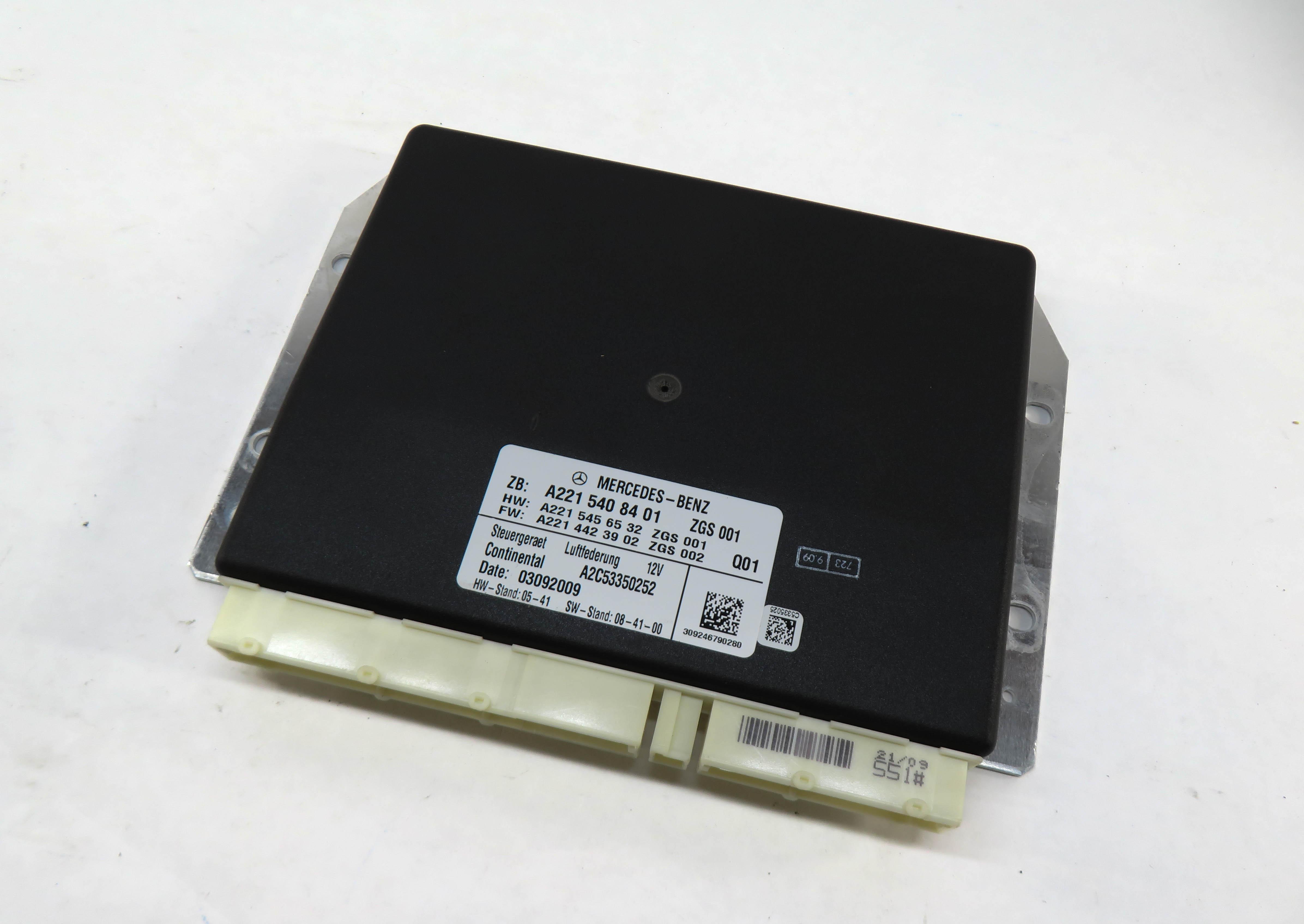 2010-2012 MERCEDES BENZ CL S CLASS (C216 W221) AIR SUSPENSION CONTROL MODULE — exact item pictured