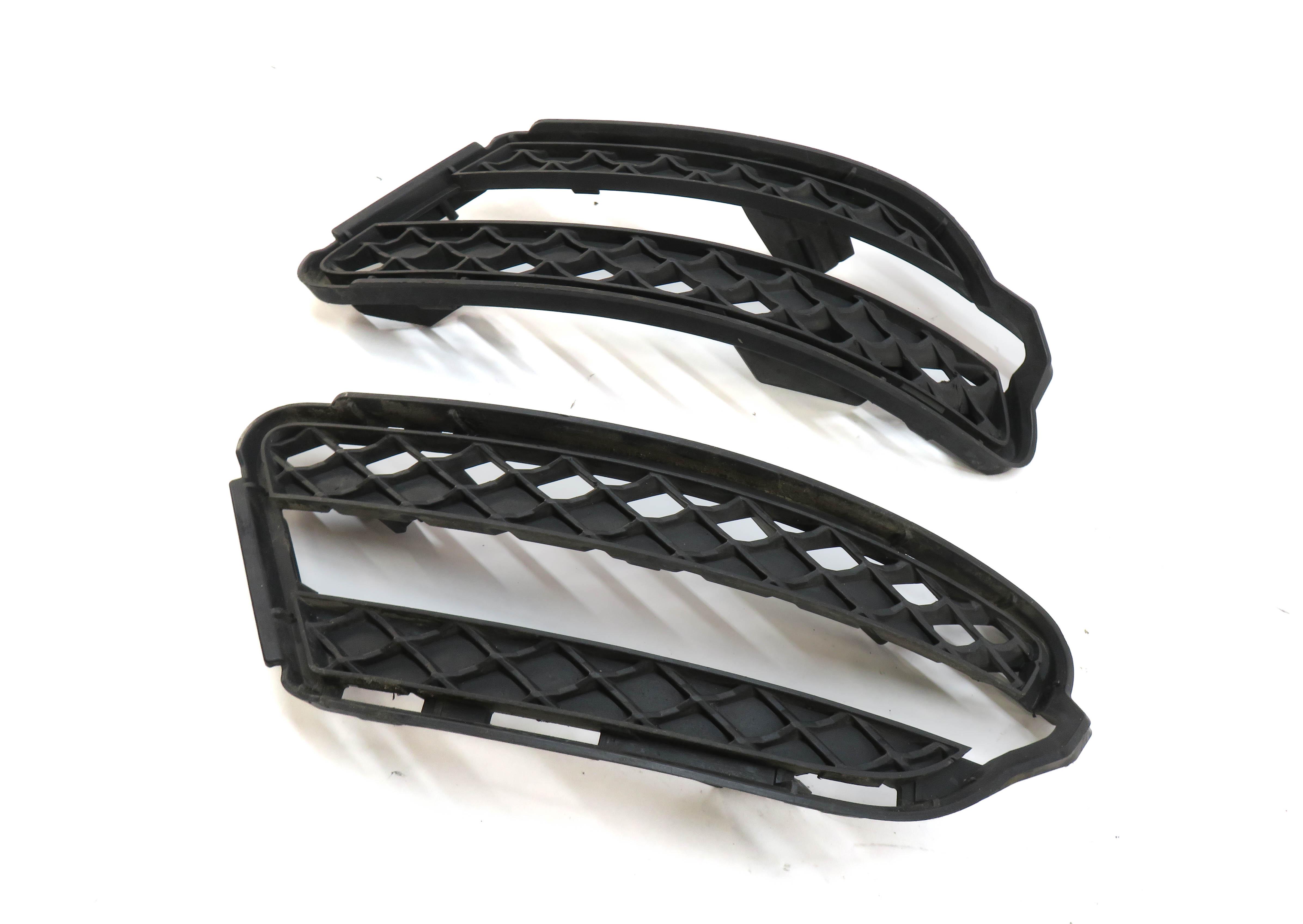 2010-2013 MERCEDES S-CLASS (W221) FRONT LEFT & RIGHT FOGLIGHT GRILLE TRIM SET — exact item pictured