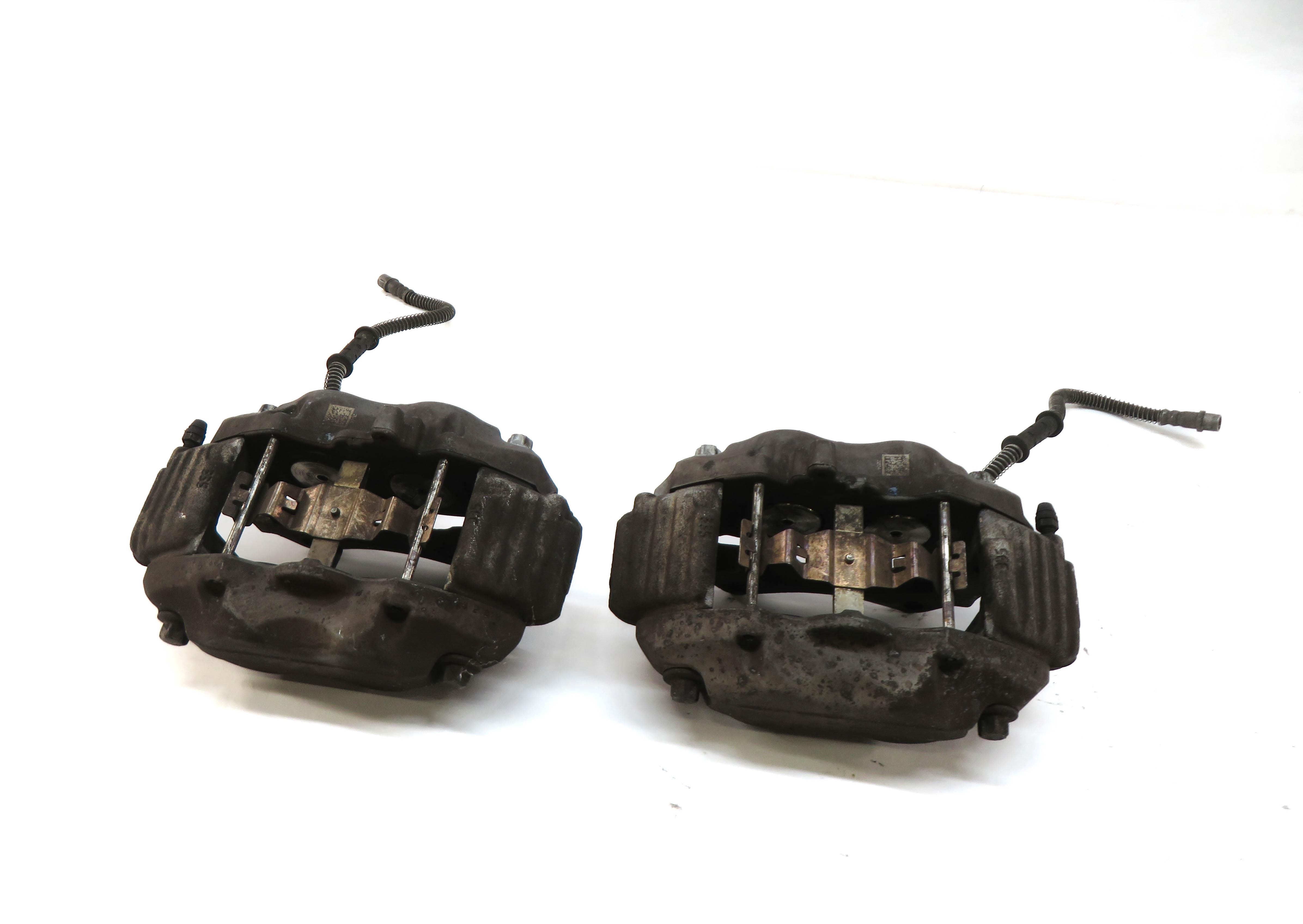 2007-2013 MERCEDES CL550 S400 S550 (C216 W221) FRONT BRAKE CALIPER SET (BREMBO) — exact item pictured