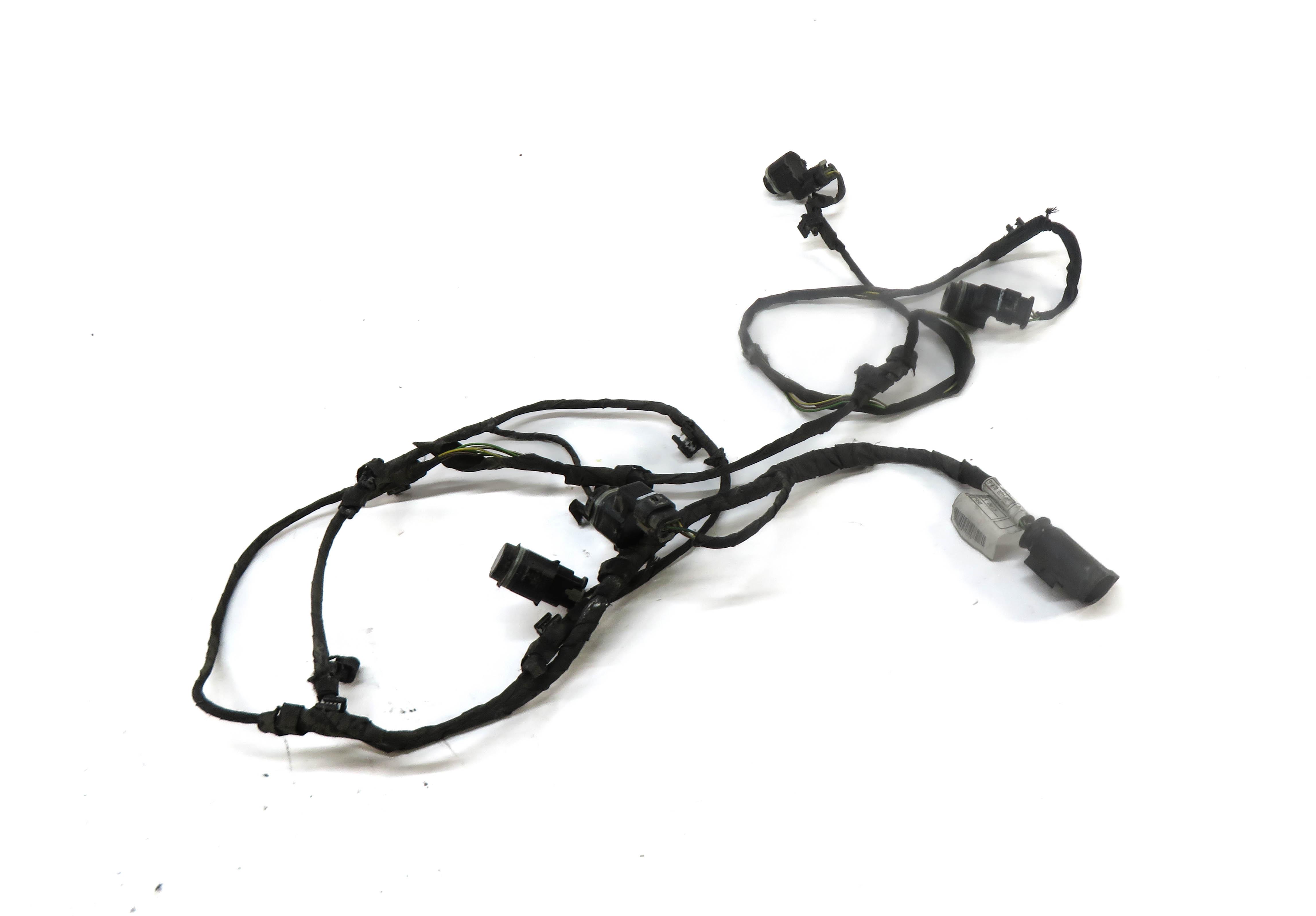 2014 BMW M6 ///M (F06) FRONT PDC PARK DISTANCE SENSOR SET w/ HARNESS (BLACK 475) — exact item pictured