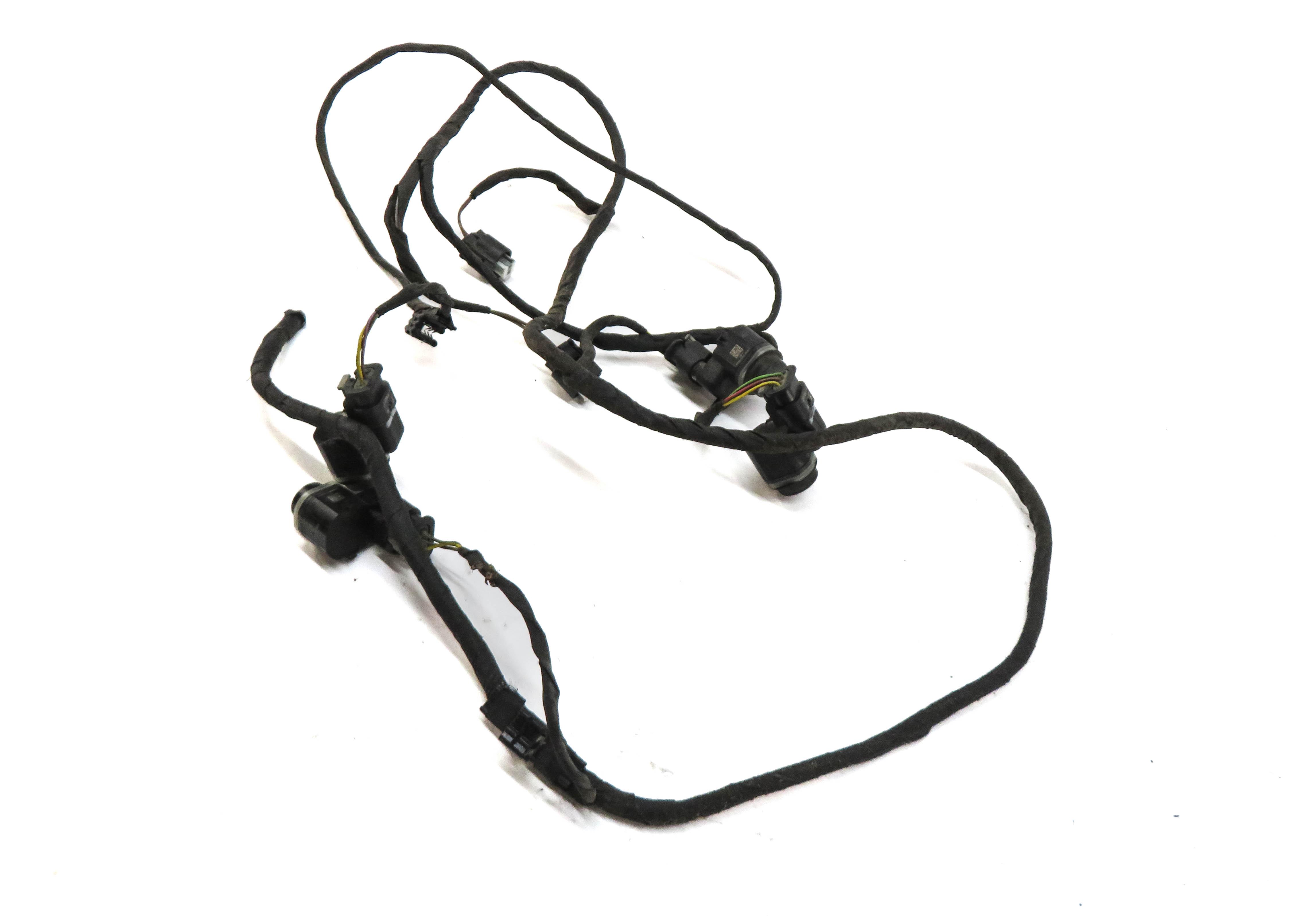 2014 BMW M6 ///M (F06) REAR PDC PARK DISTANCE SENSOR SET w/ HARNESS (BLACK 475) — exact item pictured