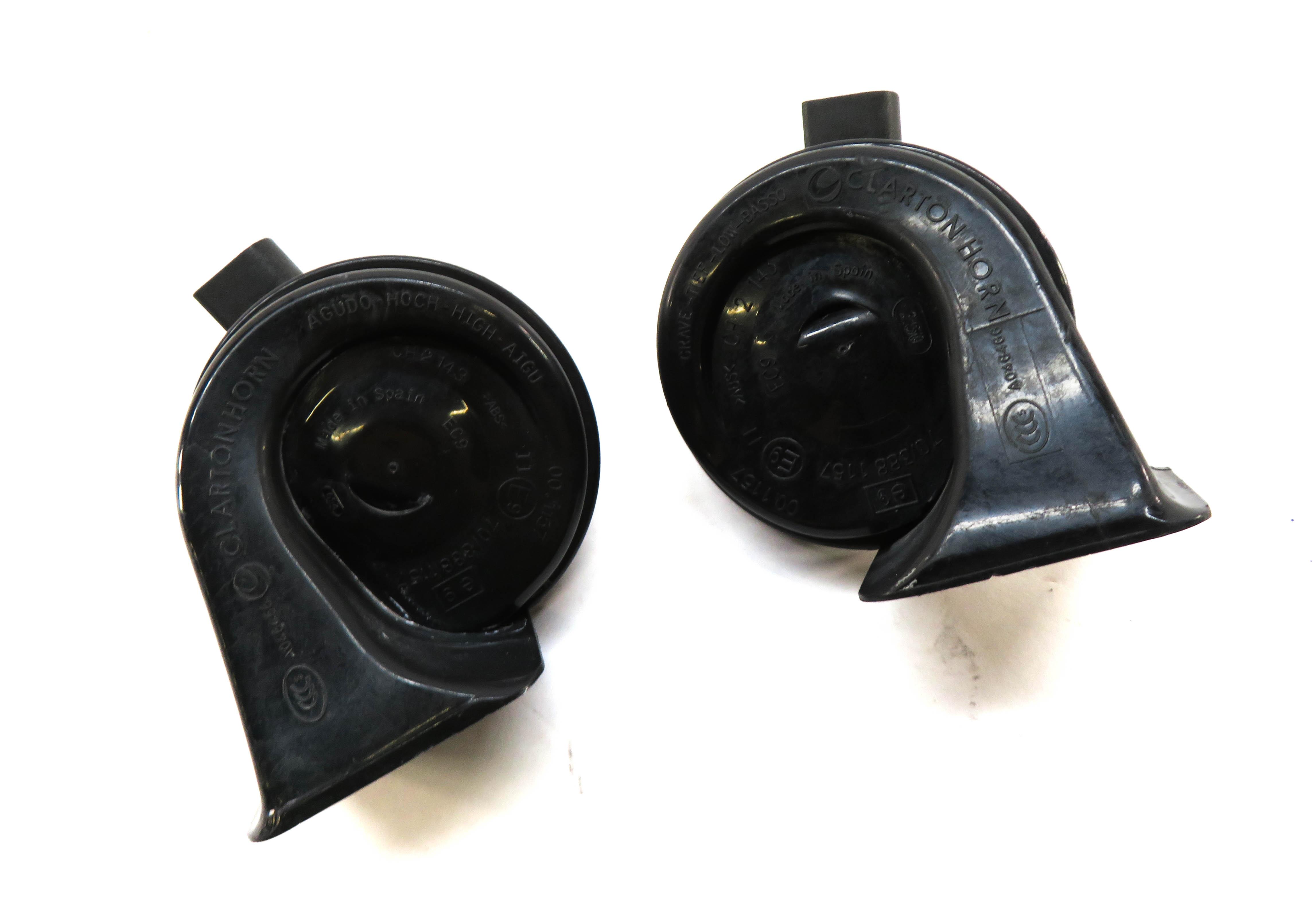 2009-2019 BMW 6 7 SERIES M6 (F01 F02 F06 F12 F13) HIGH & LOW TONE HORN SET — exact item pictured