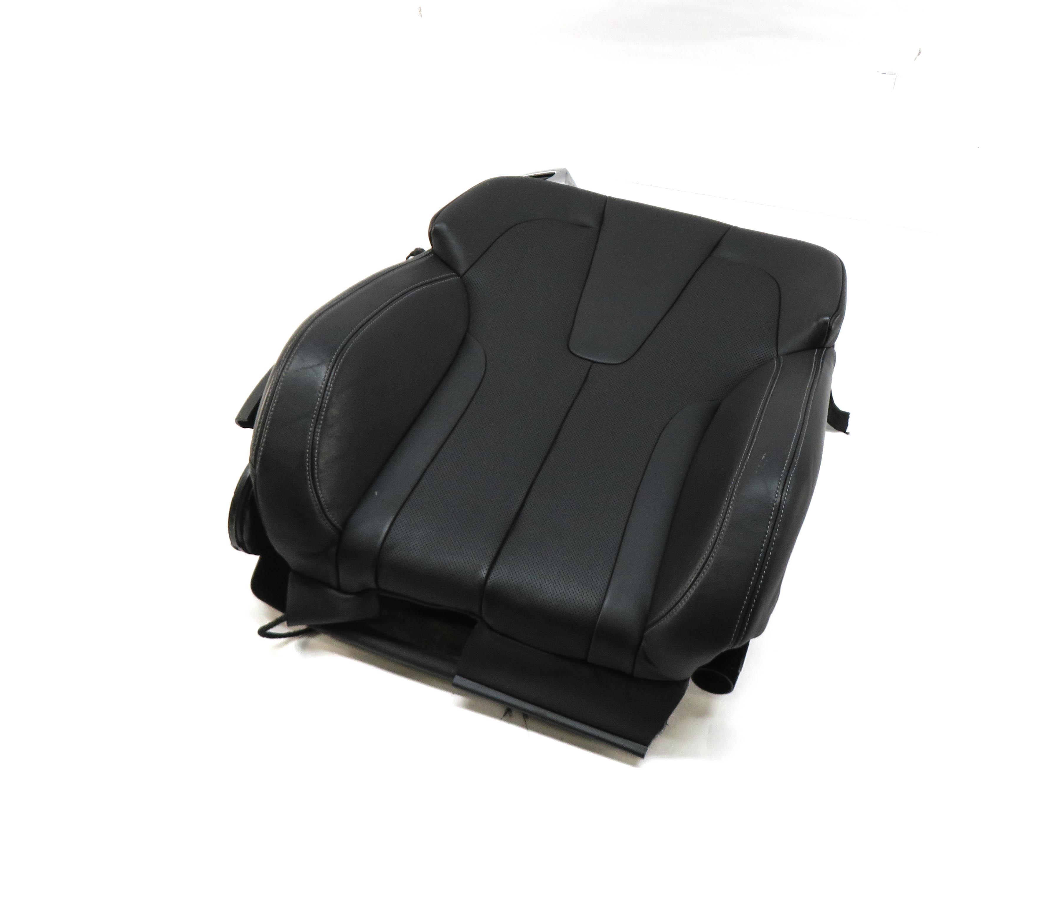 2014 BMW M6 (F06) RIGHT FRONT PASSENGER UPPER TOP HEATED SEAT CUSHION (BLACK) — exact item pictured