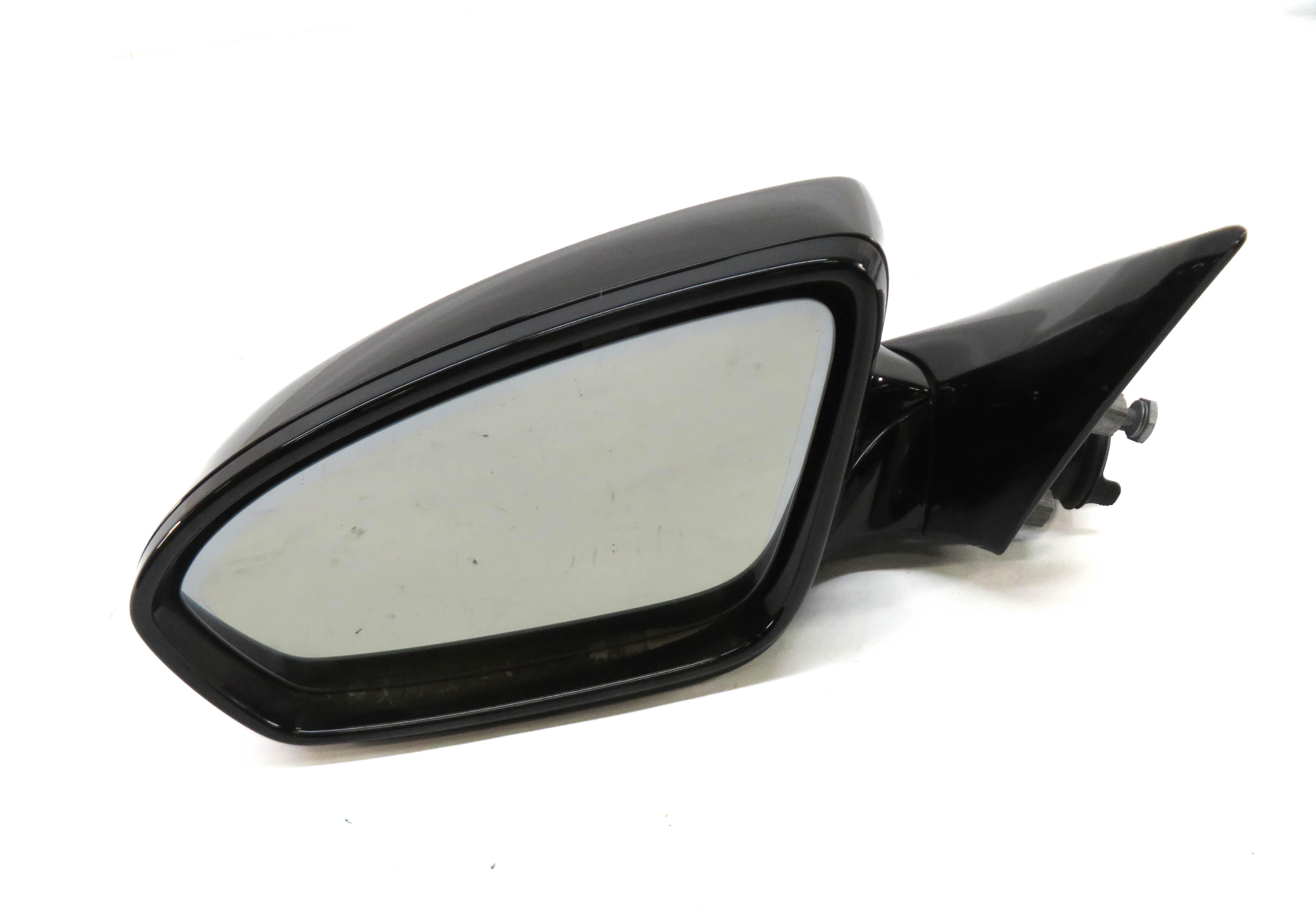 12-15 BMW M6 (F06 F12 F13) LEFT P-FOLD BLIND SPOT CAMERA DOOR MIRROR (BLACK 475) — exact item pictured
