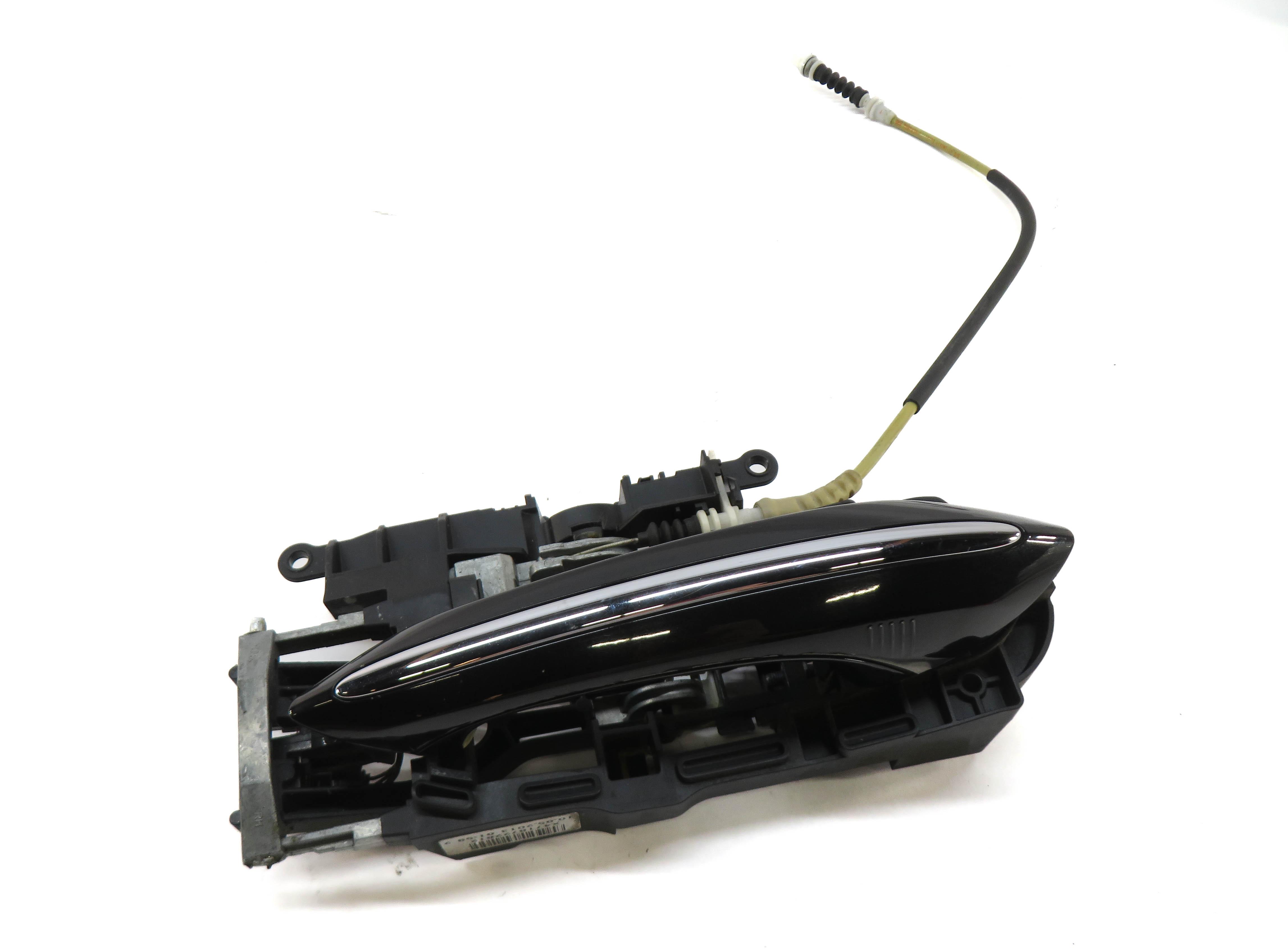 09-19 BMW 5 6 7 SERIES (F01 F10 F12) RIGHT FRONT COMFORT DOOR HANDLE (BLACK) — exact item pictured