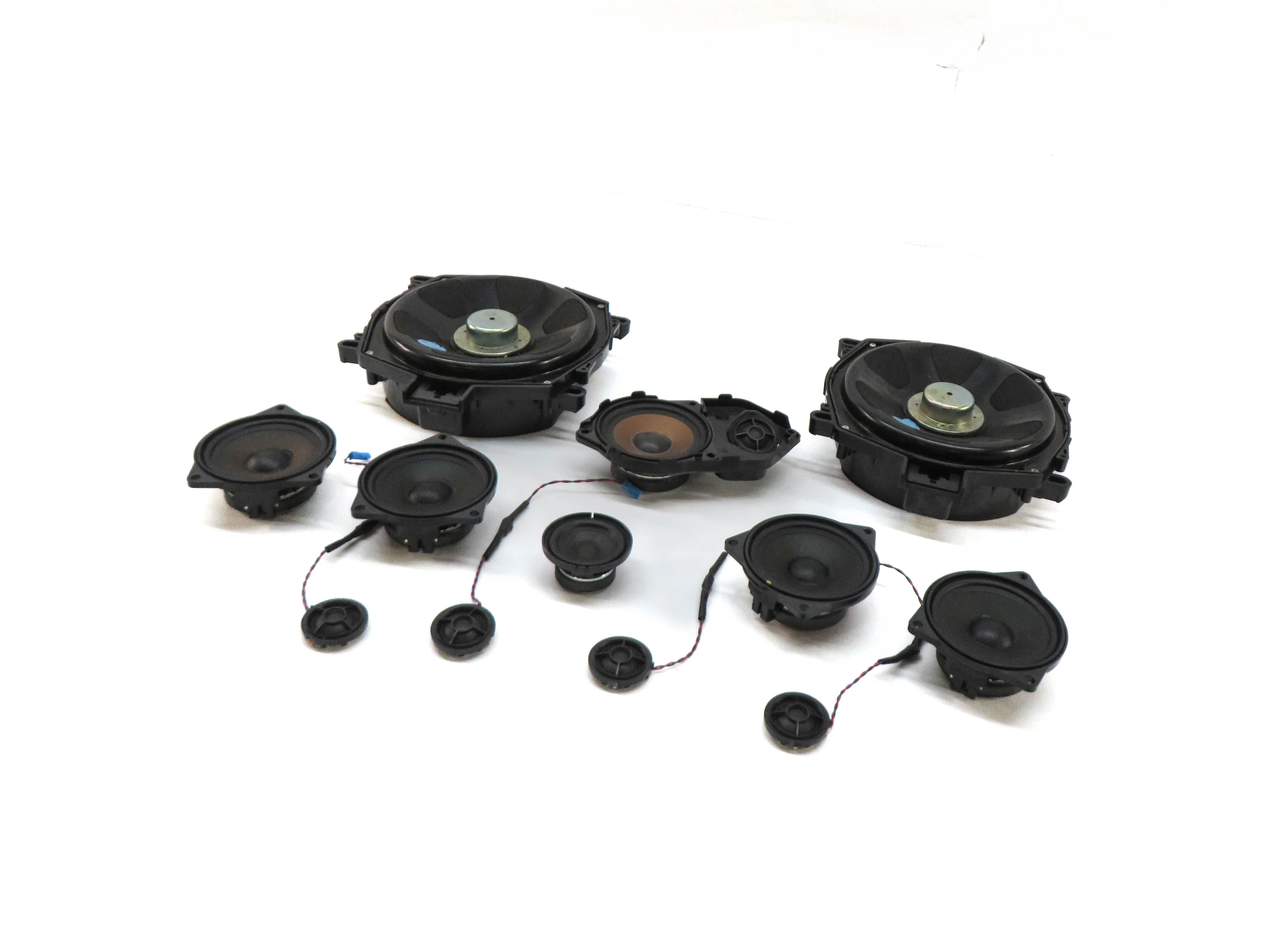 2007 BMW X5 (E70) RADIO STEREO AUDIO SUB SUBWOOFER TWEETER SPEKAER SET — exact item pictured