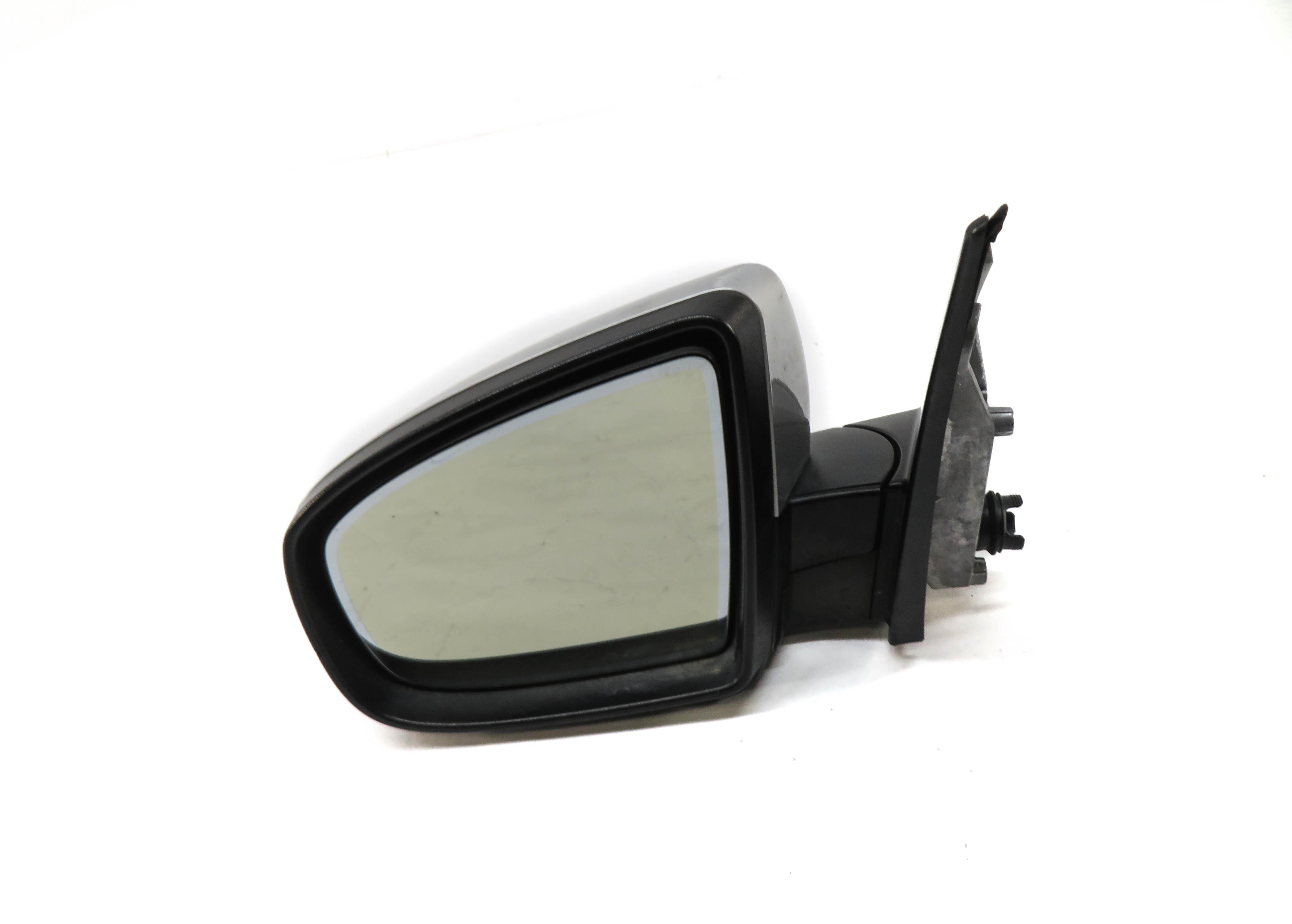 2007-2013 BMW X5 (E70) LEFT DRIVER P-FOLD AUTODIM HEATED DOOR MIRROR (SILVER) — exact item pictured