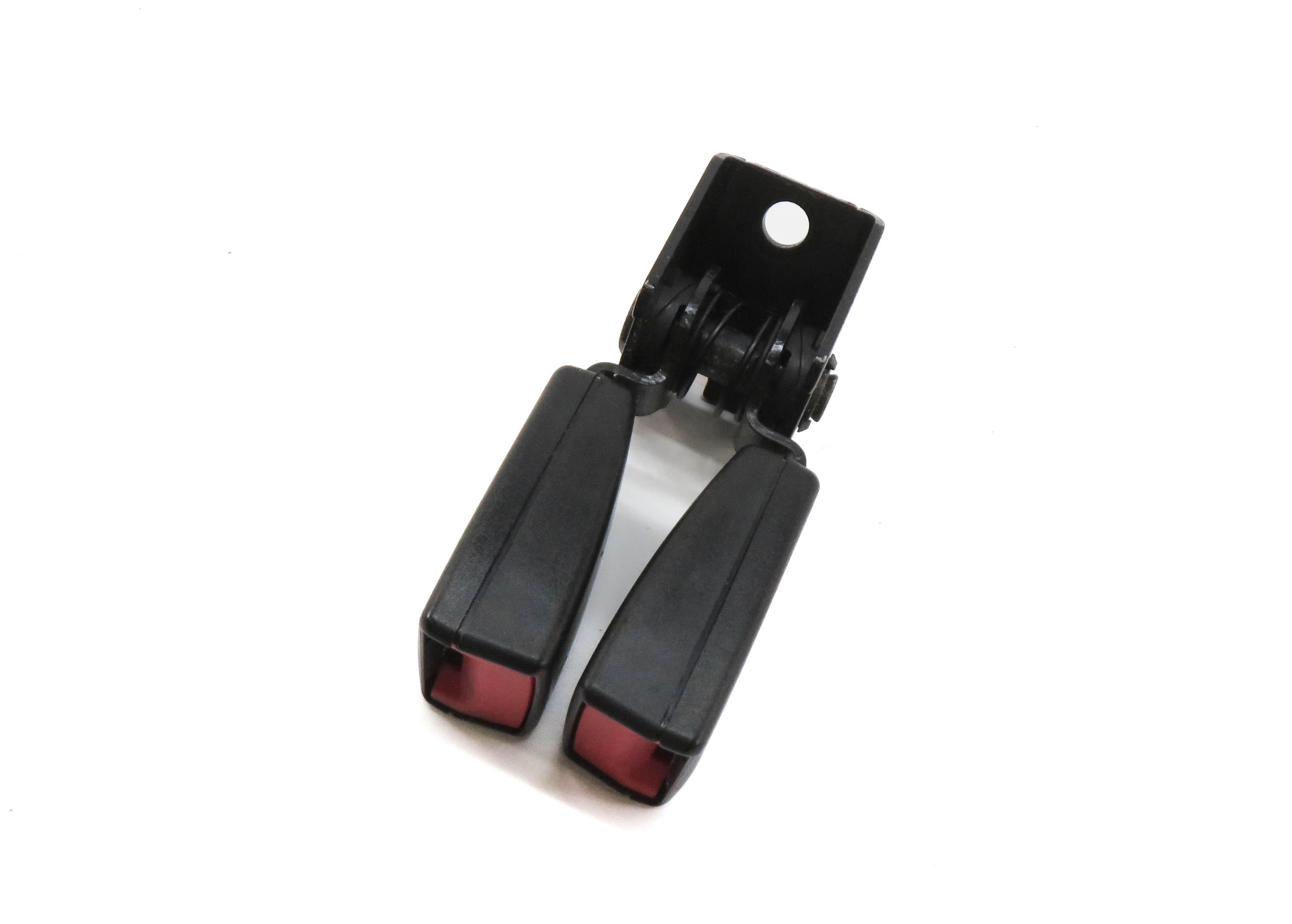 2007 BMW X5 (E70) LEFT & RIGHT REAR 3rd ROW SEAT SEATBELT BUCKLE RECEIVER SET — exact item pictured