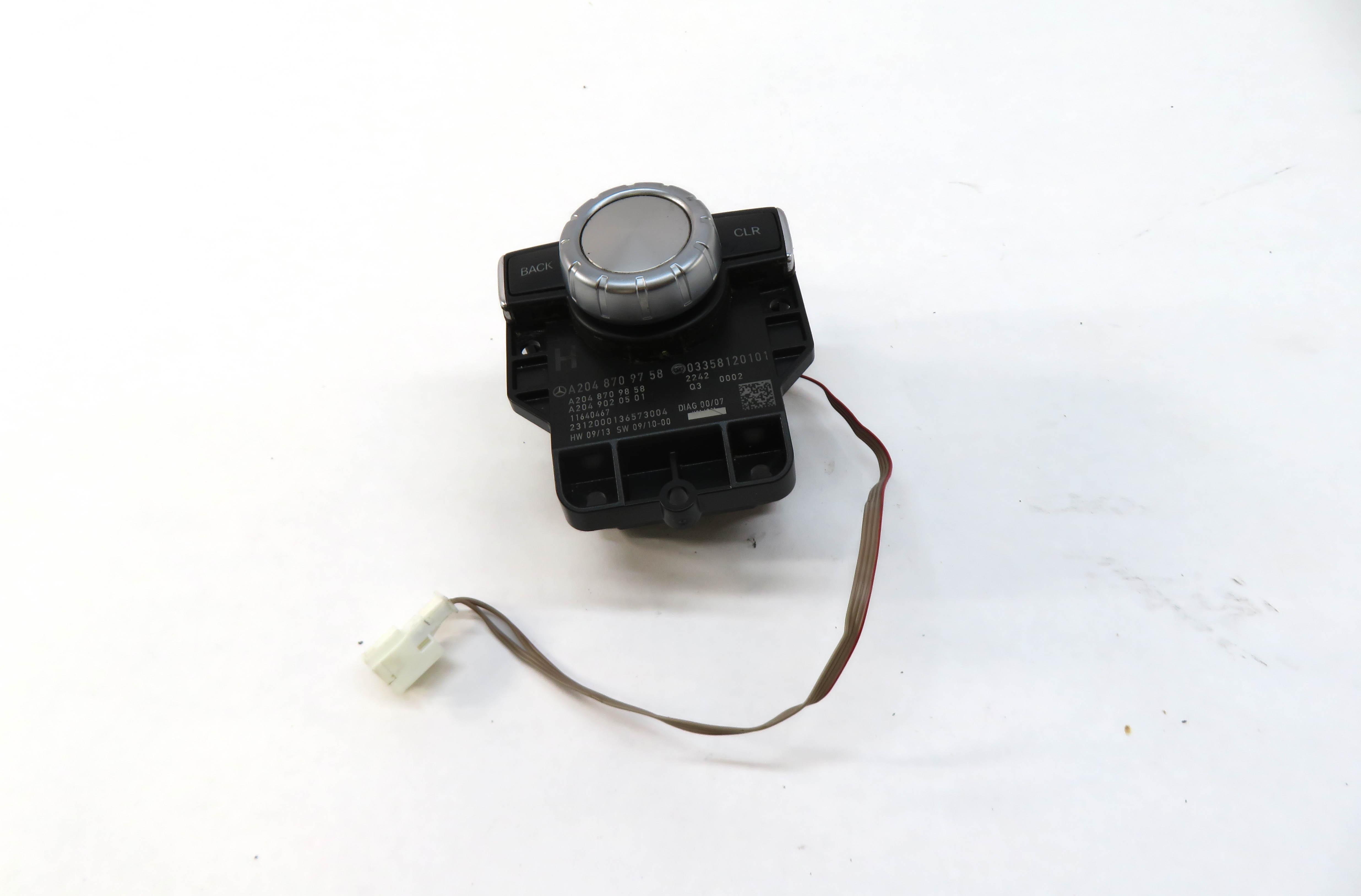 2012-2015 MERCEDES C E GLK (W204 W212 X204) RADIO NAVIGATION COMMAND SWITCH KNOB — exact item pictured